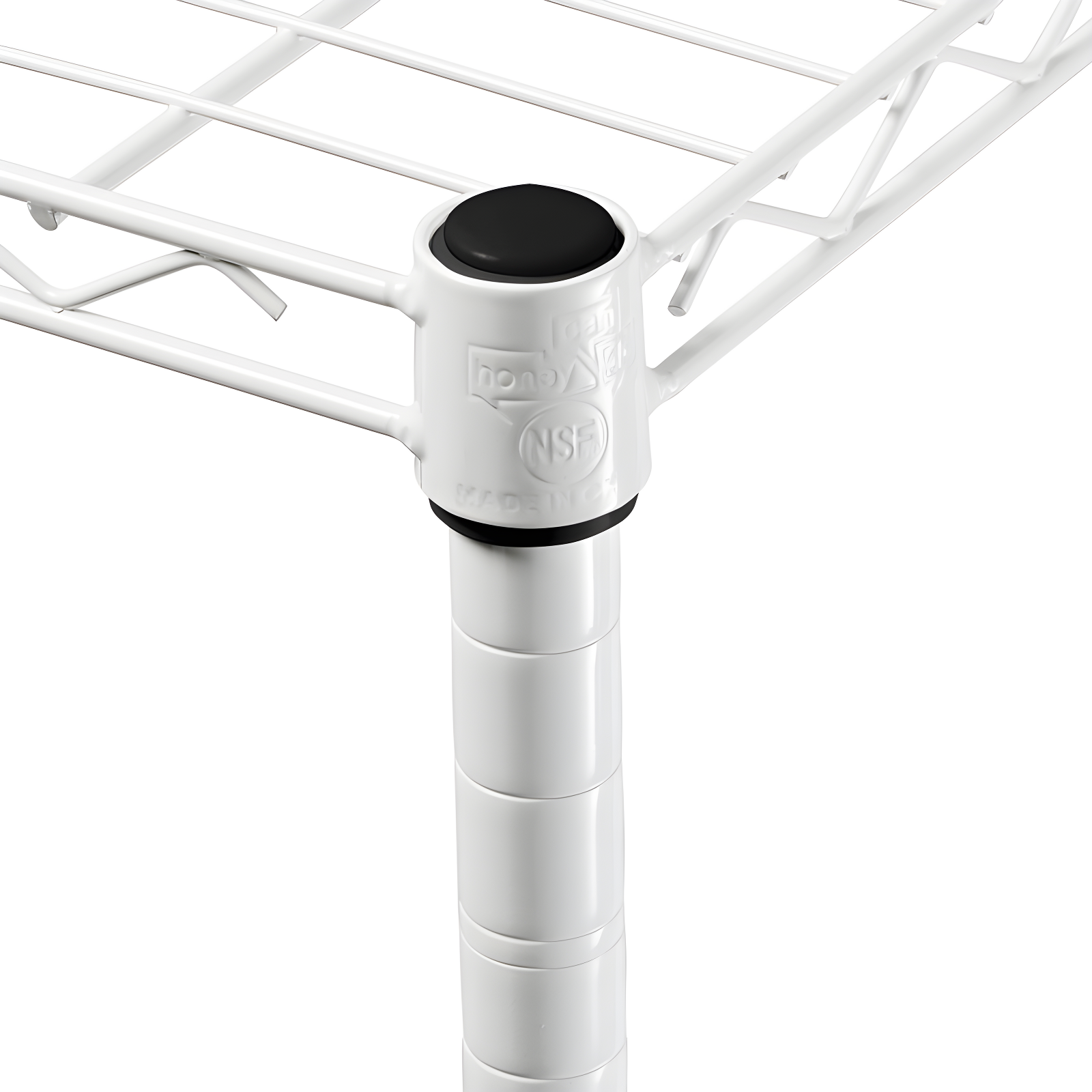 Honey Can Do 5-Tier Metal Height-Adjustable Shelving Unit (36" W X 72" H x 16" D)