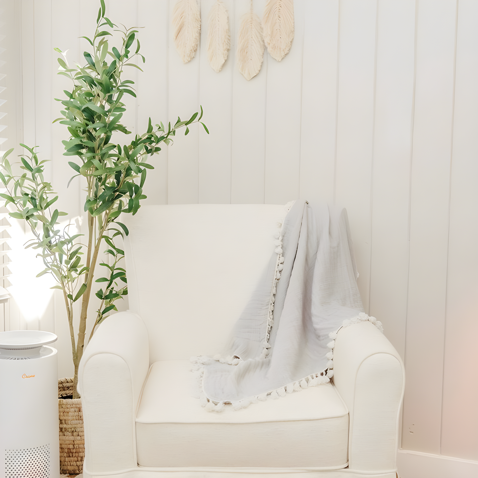 6-Layer 100% Cotton Muslin Baby Blanket, 30"x40", For Baby Nursery or Stroller by Crane Baby