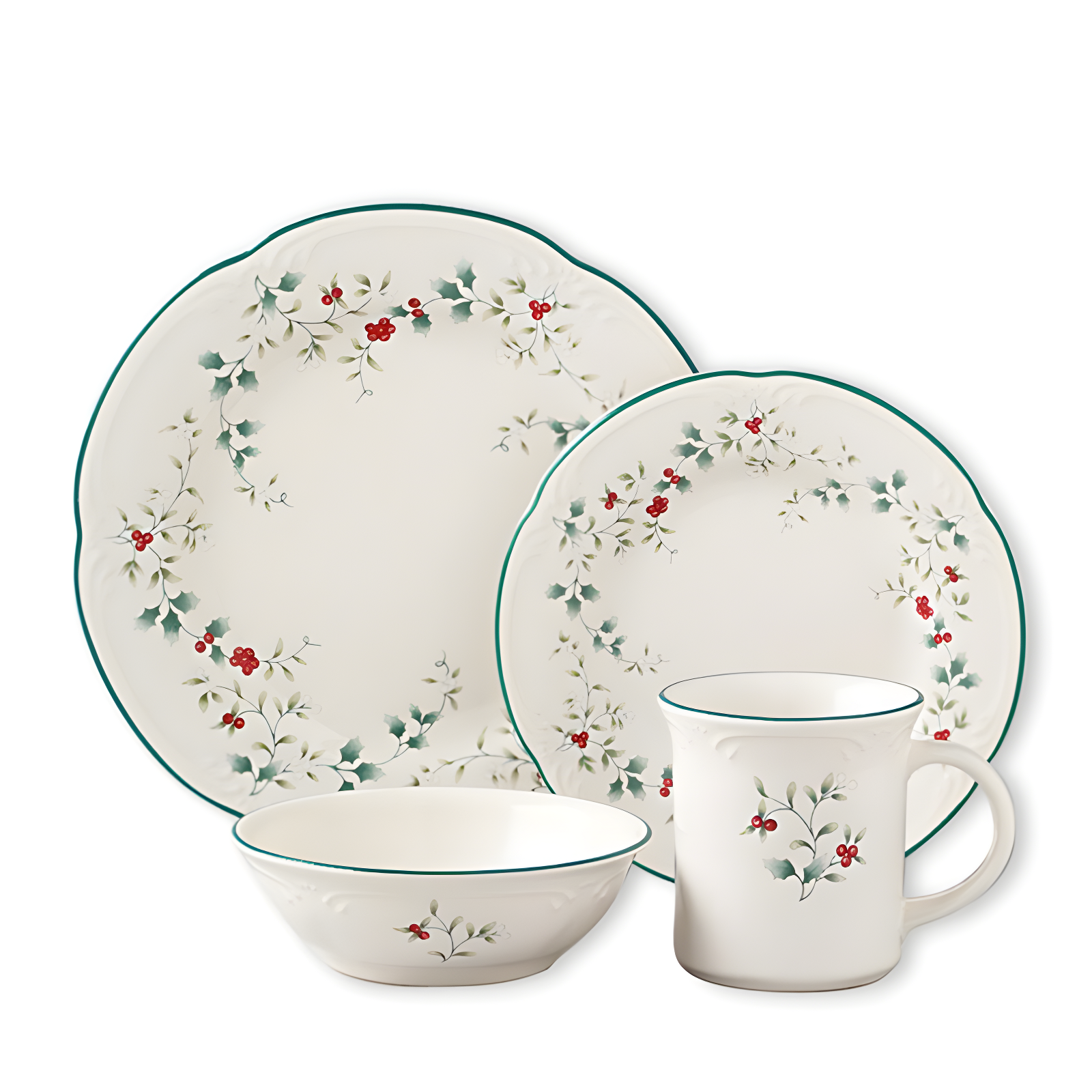 Pfaltzgraff Pfaltzgraff Winterberry 16-Piece Dinnerware Set, Service for 4
