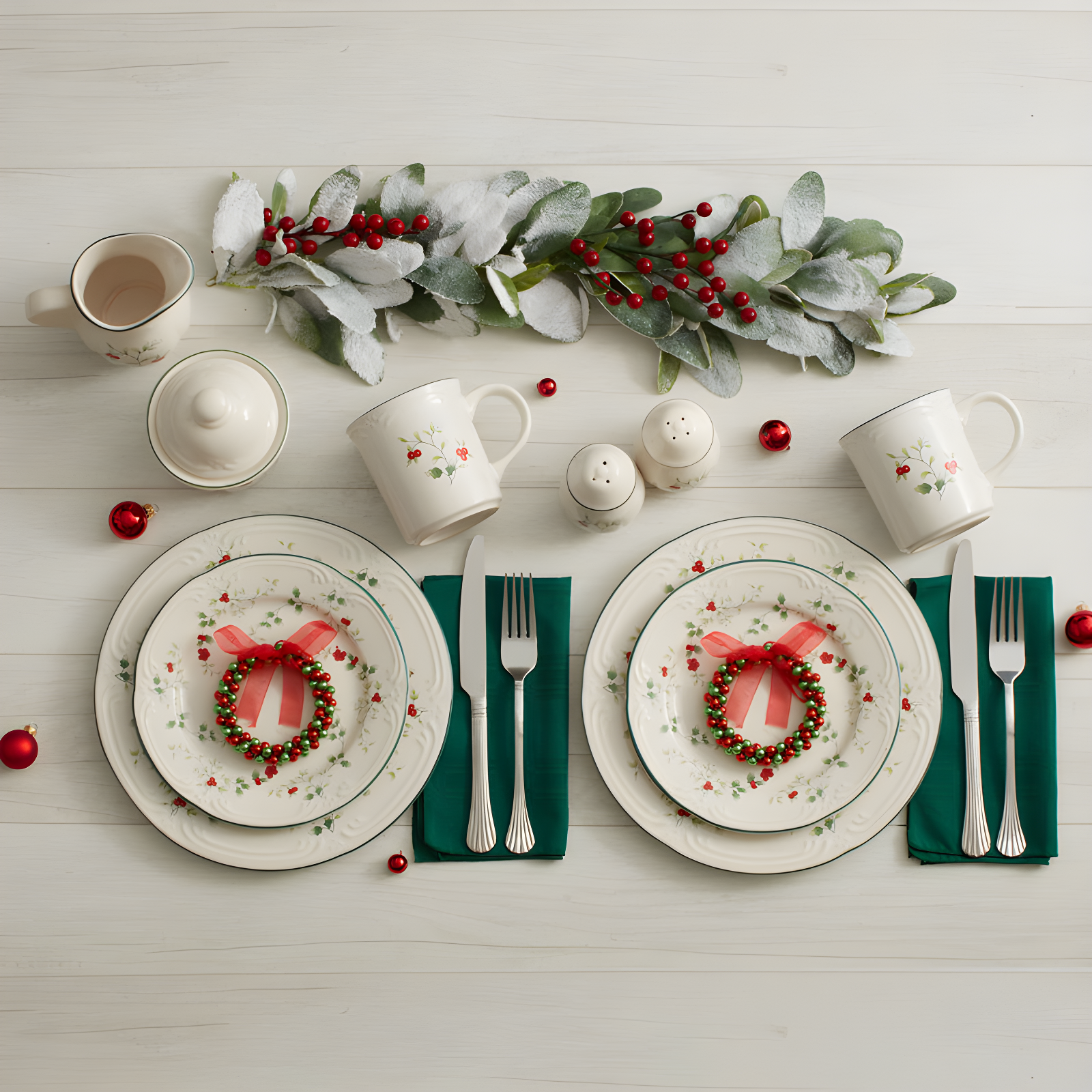 Pfaltzgraff Pfaltzgraff Winterberry 16-Piece Dinnerware Set, Service for 4