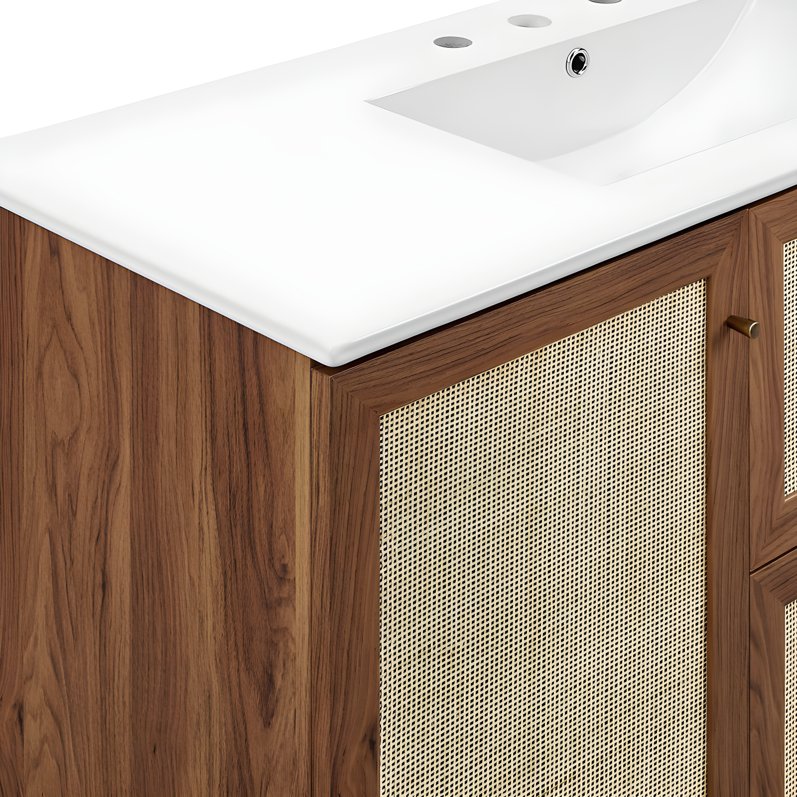 Modway Soma 48'' Free Standing Single Bathroom Vanity with Manufactured Wood Top