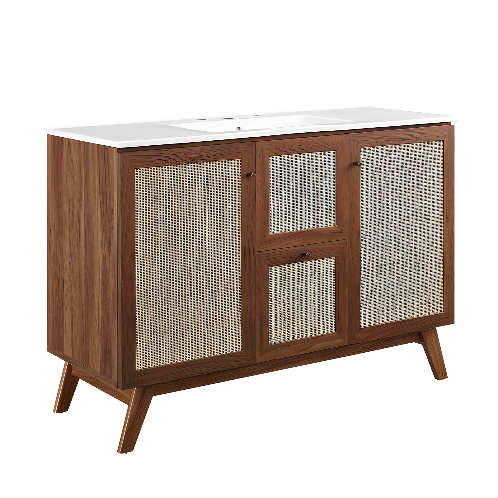 Modway Soma 48'' Free Standing Single Bathroom Vanity with Manufactured Wood Top