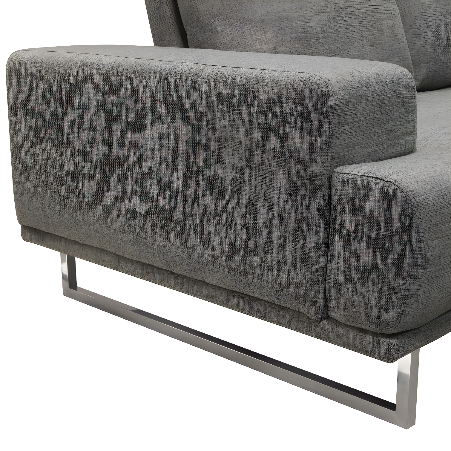 Diamond Sofa 69'' Recessed Arm Modular Loveseat