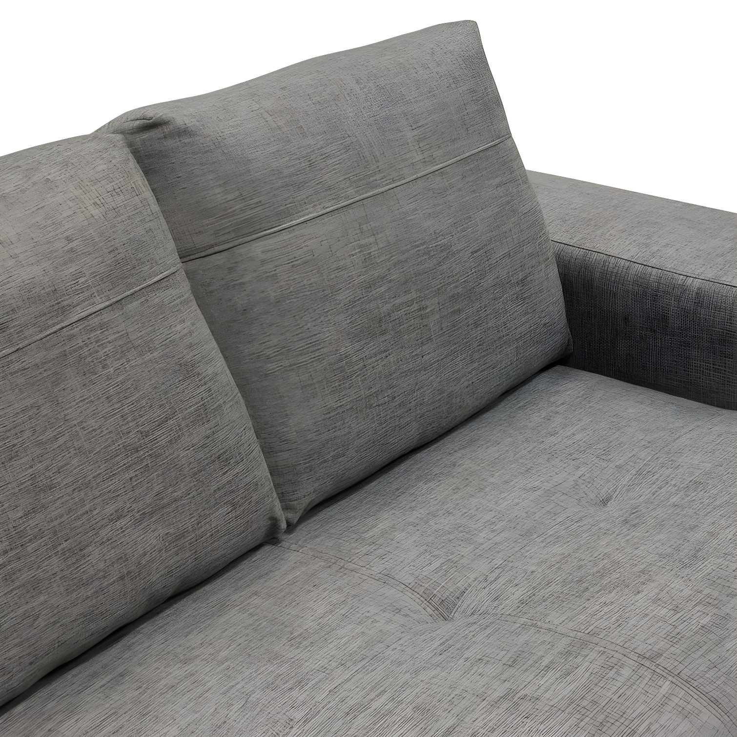 Diamond Sofa 69'' Recessed Arm Modular Loveseat