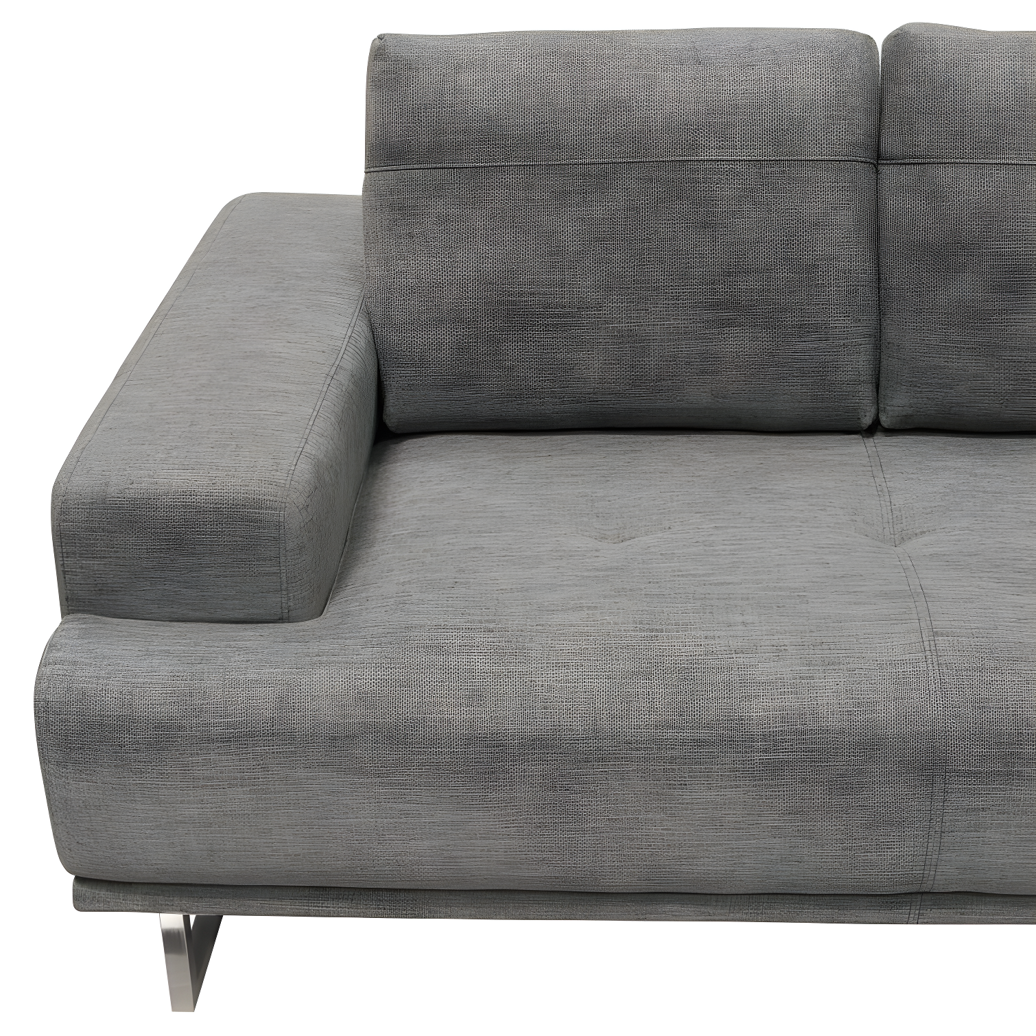Diamond Sofa 69'' Recessed Arm Modular Loveseat