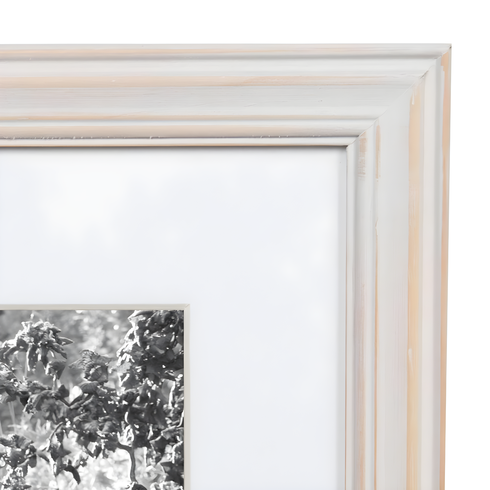 10pc Bordeaux Frame Box Set White/Black/Natural Wood - Kate and Laurel: Wall Gallery Kit, Multi-Size Display