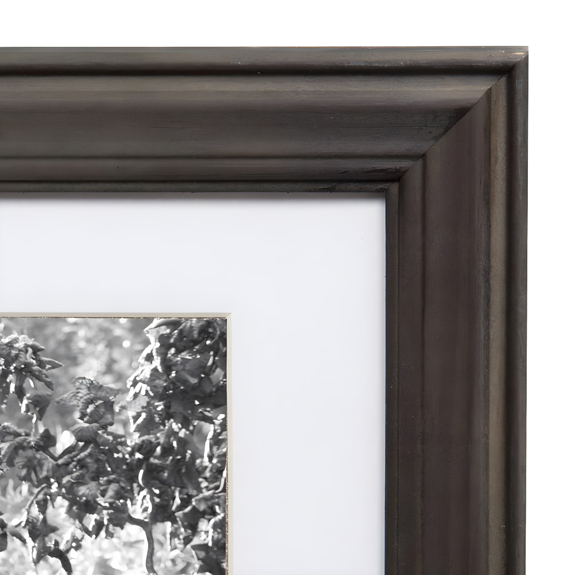 10pc Bordeaux Frame Box Set White/Black/Natural Wood - Kate and Laurel: Wall Gallery Kit, Multi-Size Display