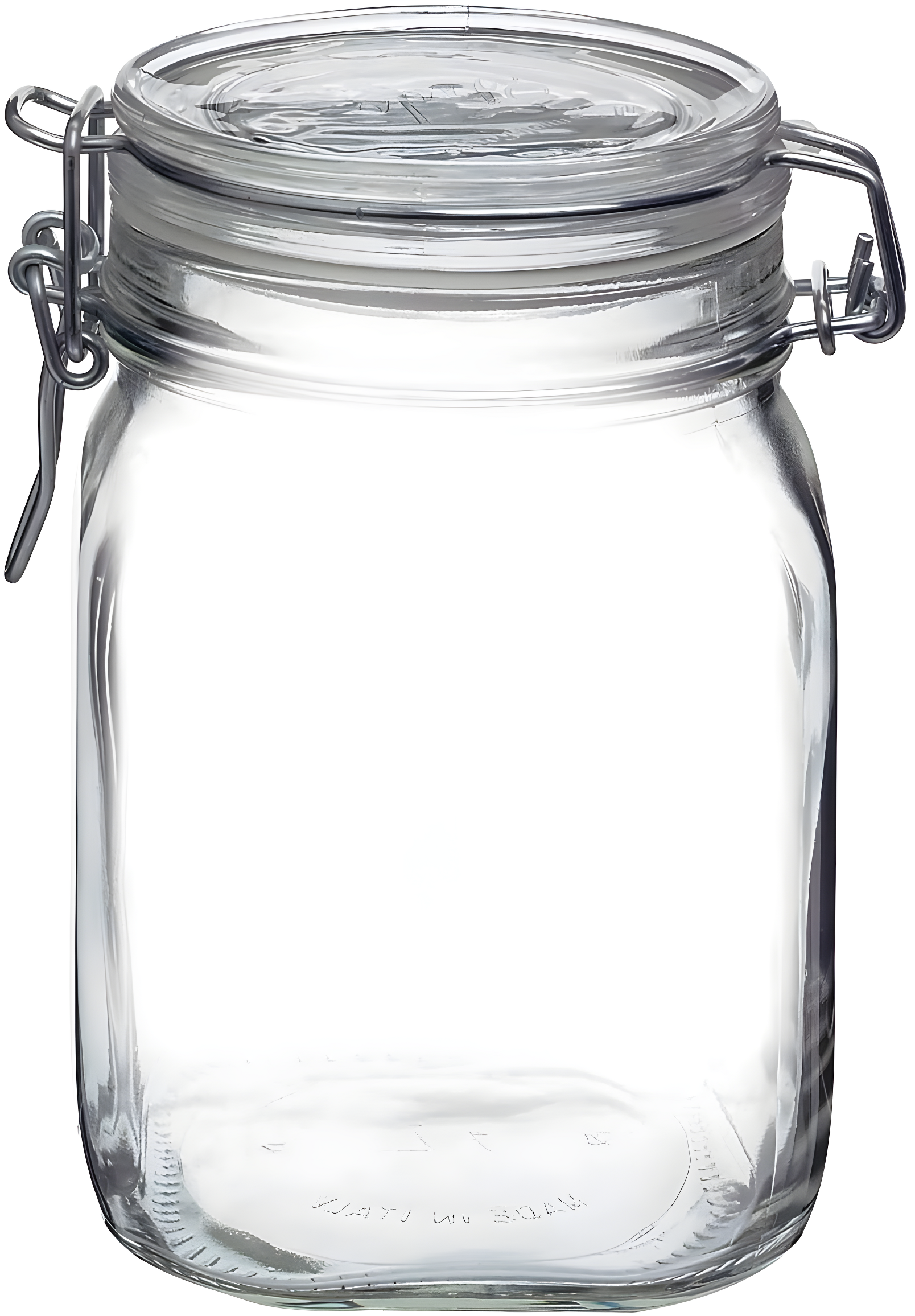 Bormioli Rocco Fido Clear Jar, 33-3/4-Ounce