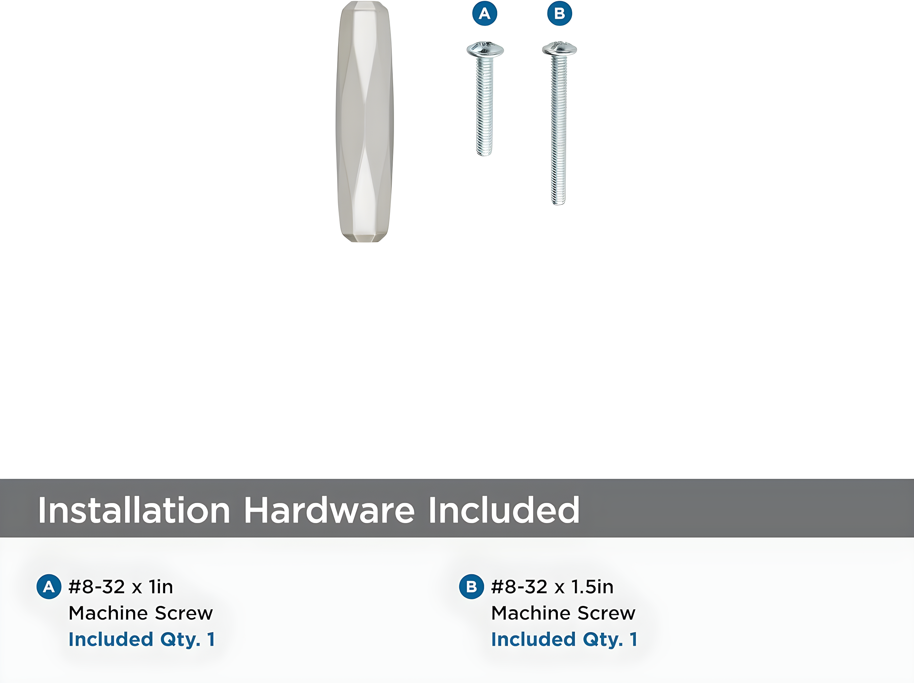 St. Vincent 1 7/16" Length Bar Knob