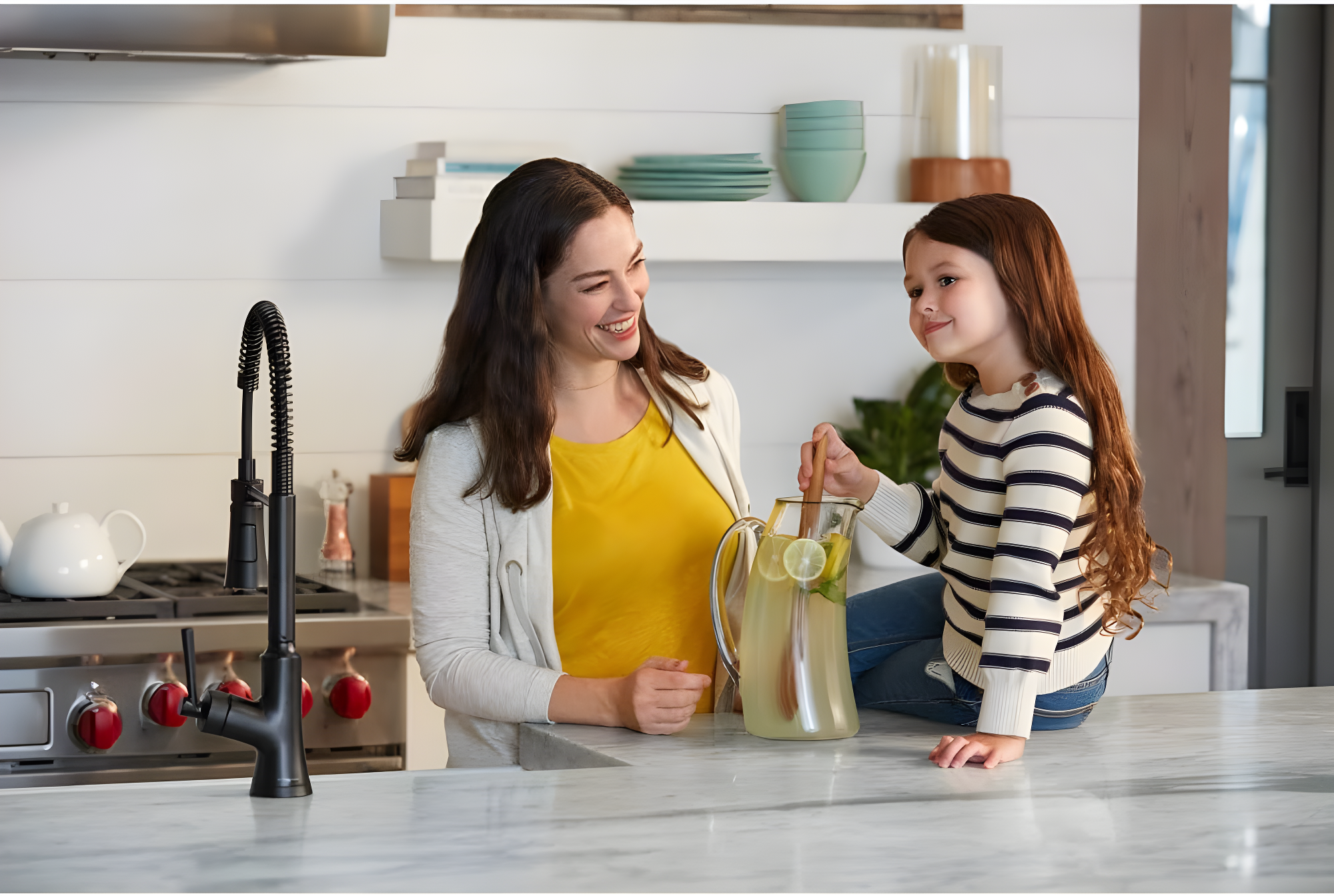 Joleena Pull Out Single Handle Kitchen Faucet