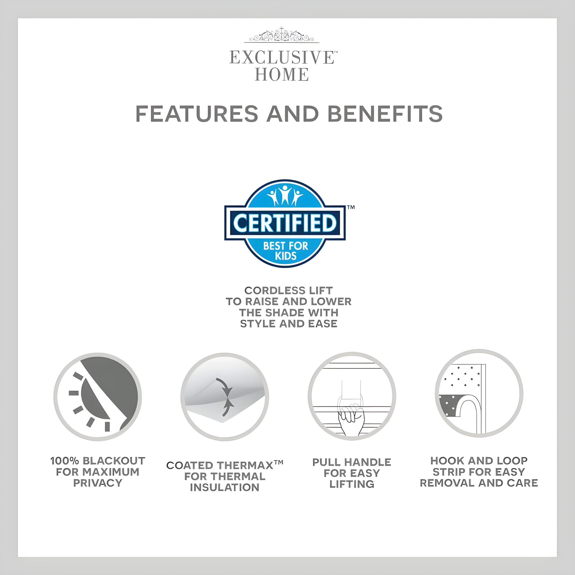 Amalgamated Textiles Exclusive Home Prague Trellis 100% Blackout Roman Shade