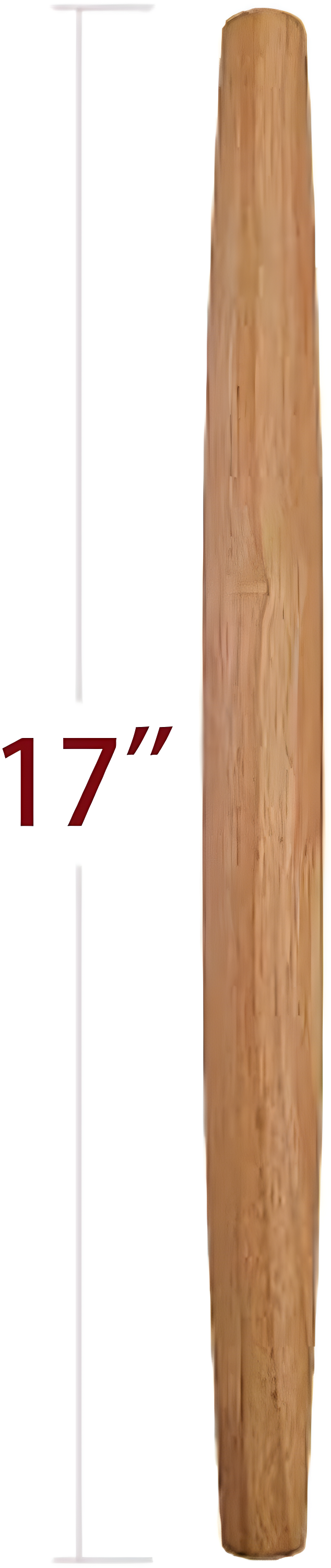 Rodillo Francés (17 Pulgadas) – Rodillo de Madera para Fondant, Masa de Pastel, Galletas, Pasteles, Masa – Diseño Cónico y Construcción Suave – Utensilio de Cocina Esencial