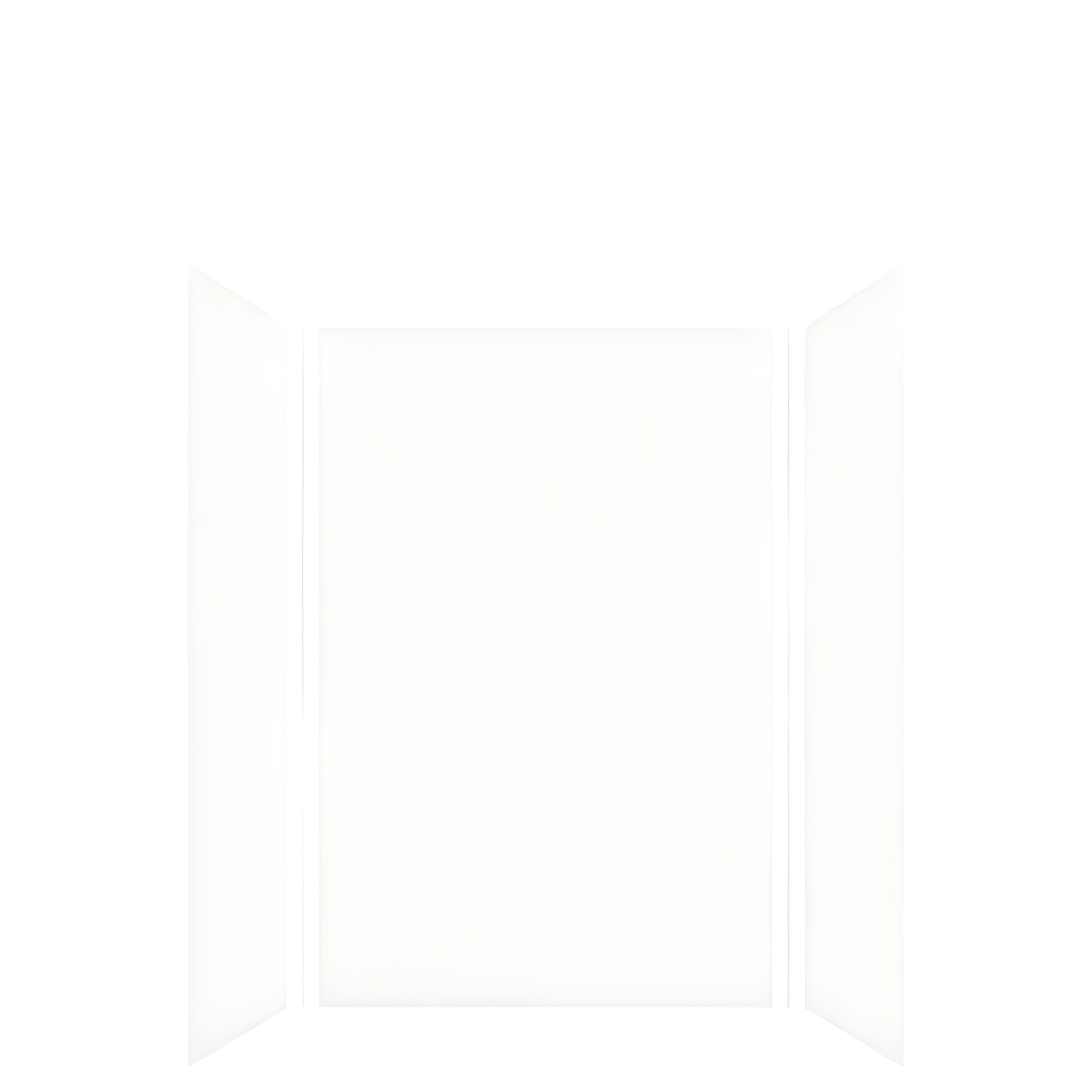 Expressions 48'' W 36'' D 72'' H Glue Up Solid Surface Wall