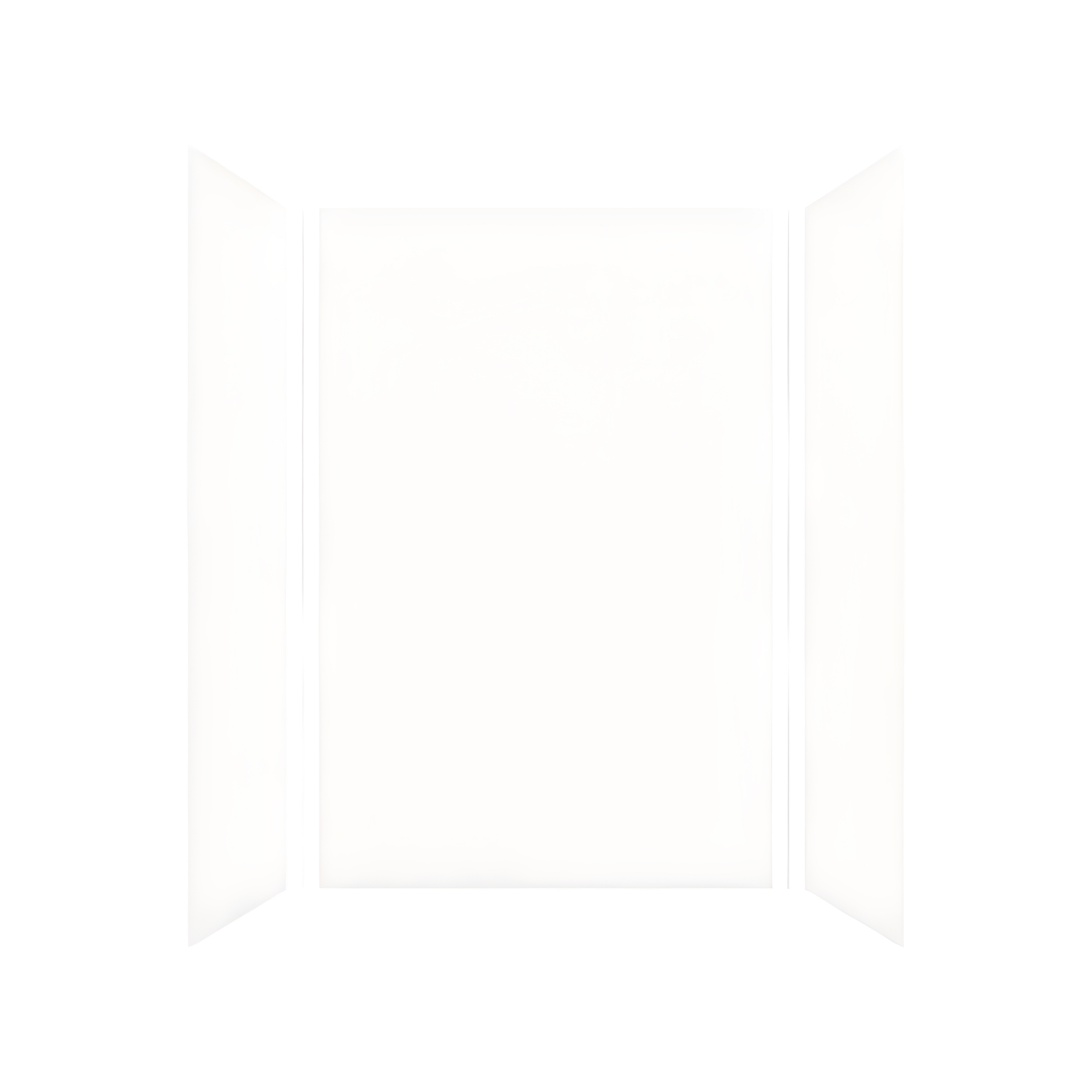 Expressions 48'' W 36'' D 72'' H Glue Up Solid Surface Wall