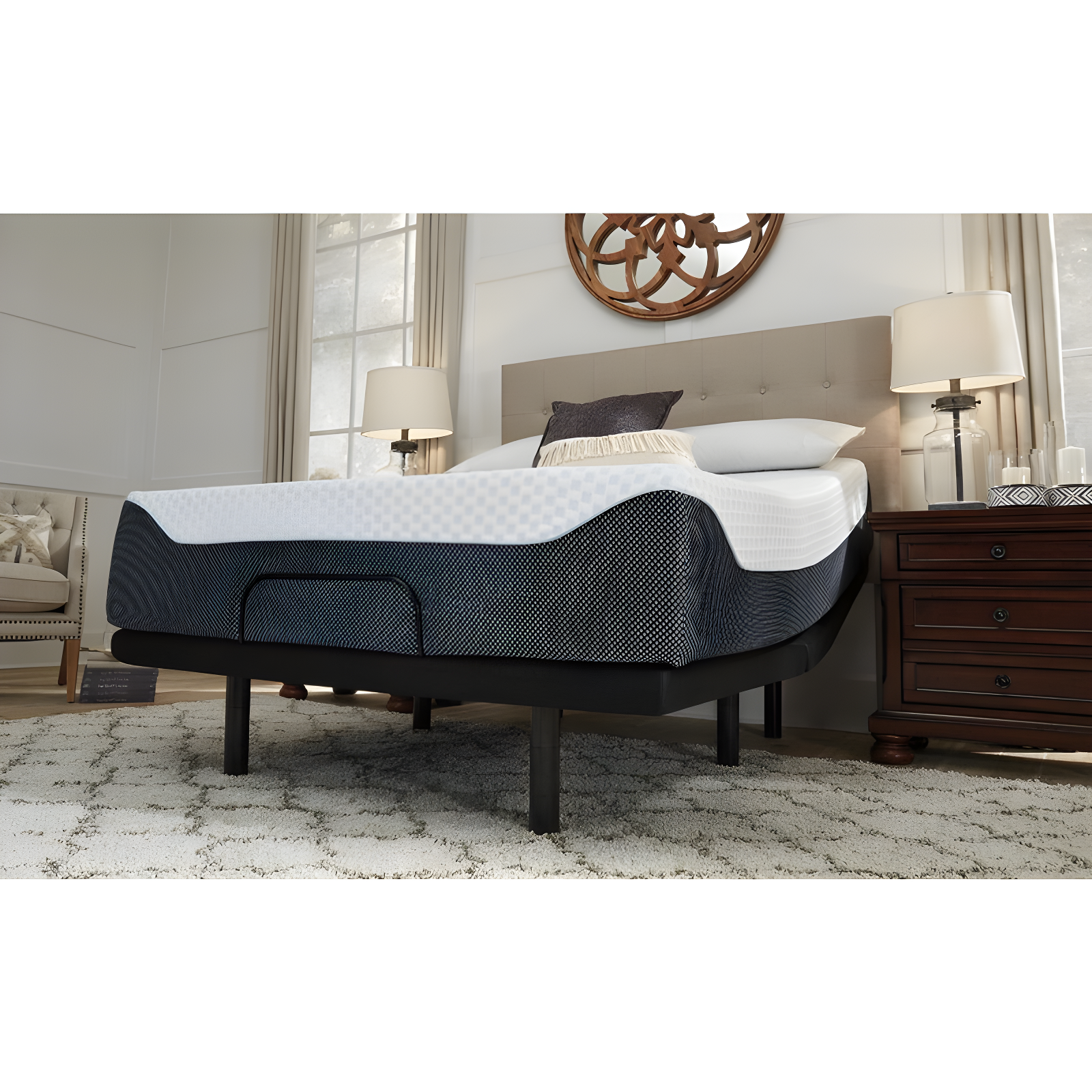 Signature Design by Ashley Signature Design by Ashley Chime Ultra Plush Charcoal Infused Memory Foam Mattress