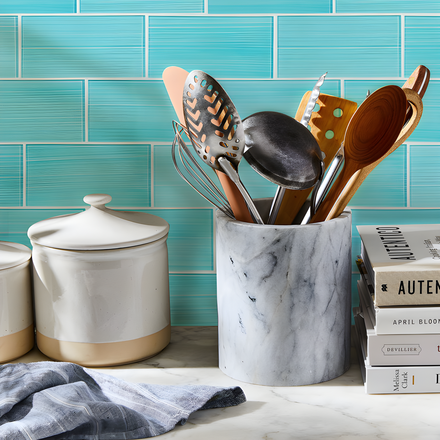 Hand Painted Series 3'' W x 6'' L Glass Peel and Stick Subway Tile