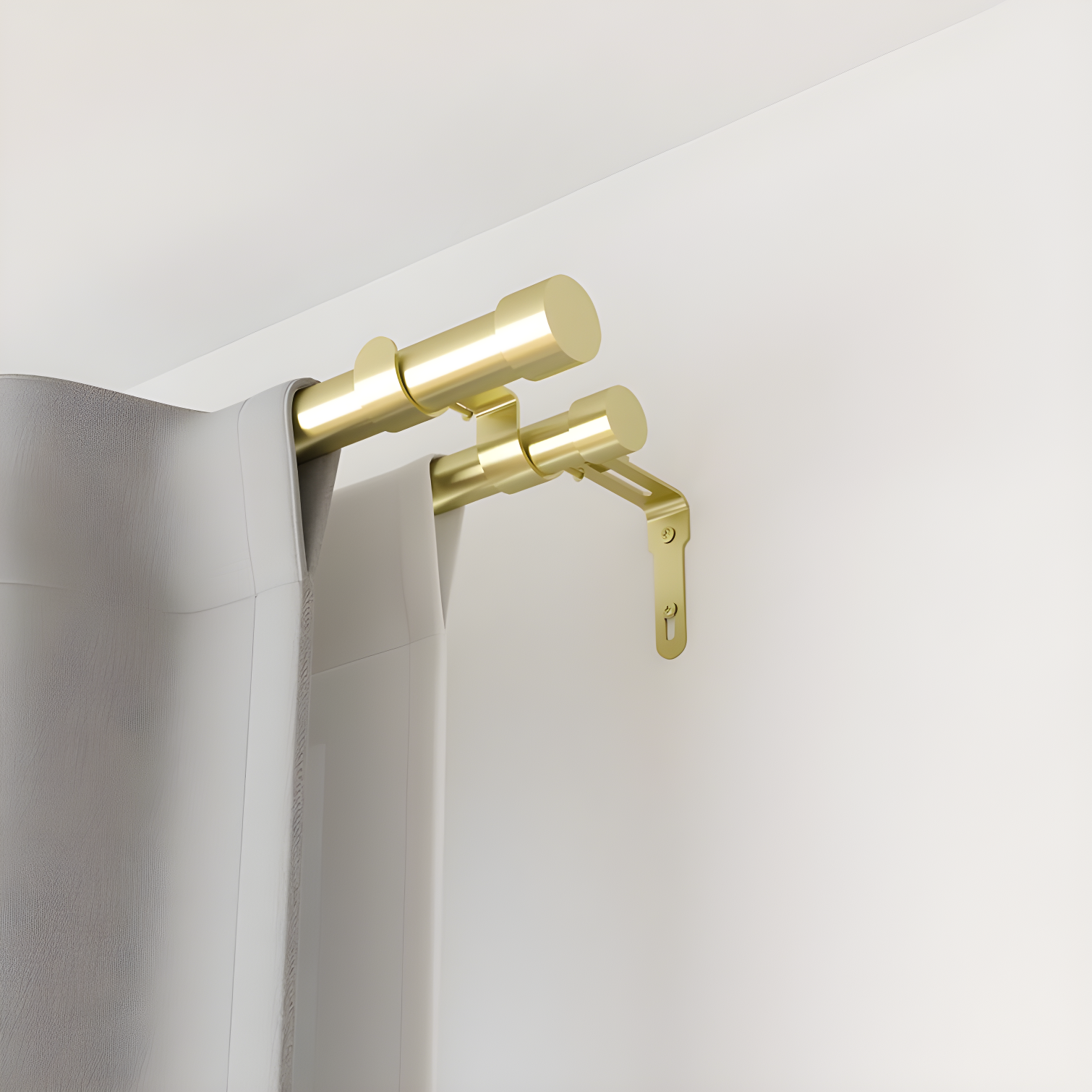 Cappa Drapery Solutions Double Curtain Rod