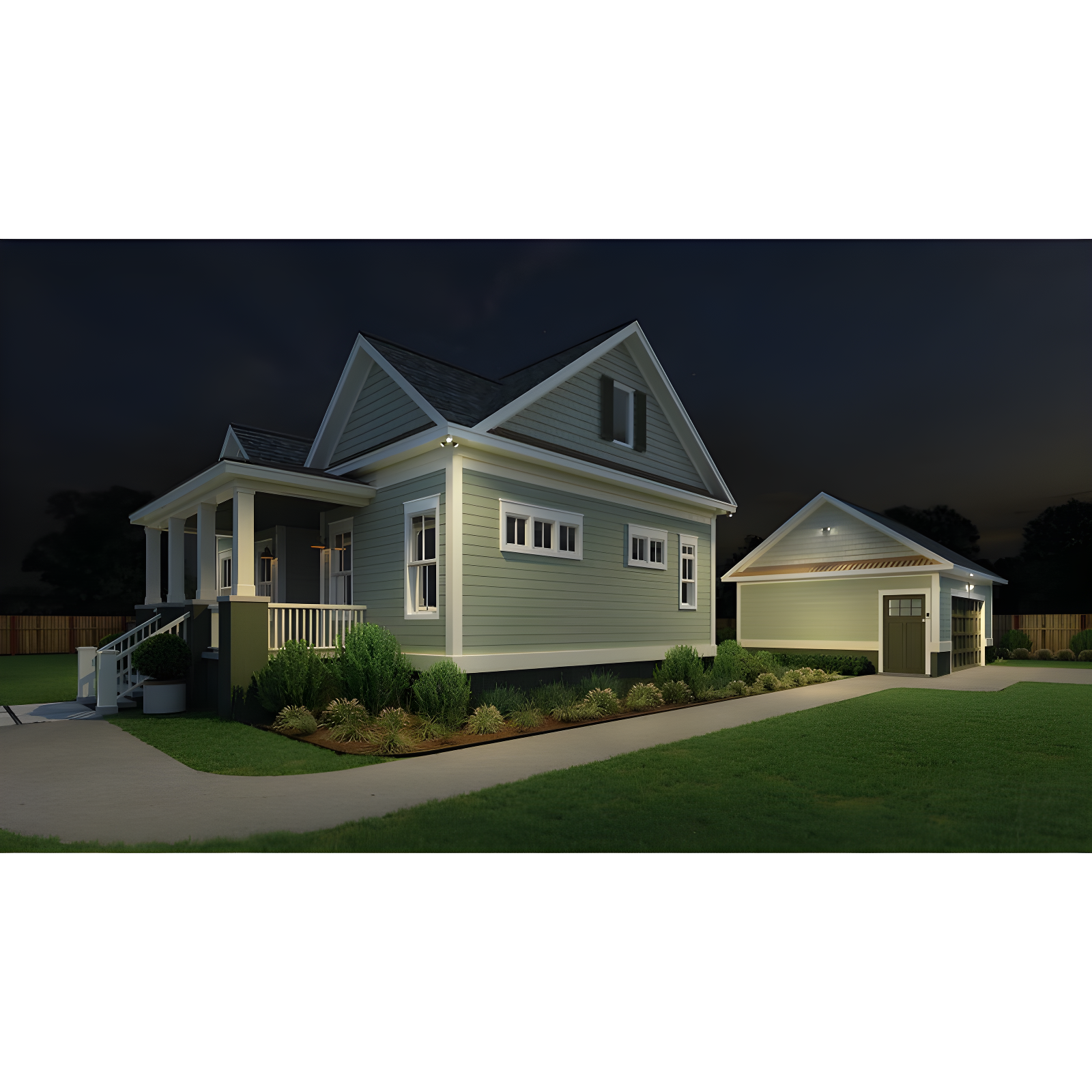 Lithonia Lighting 2 - Head Hardwired Dusk to Dawn Outdoor Security Flood Light with Motion Sensor