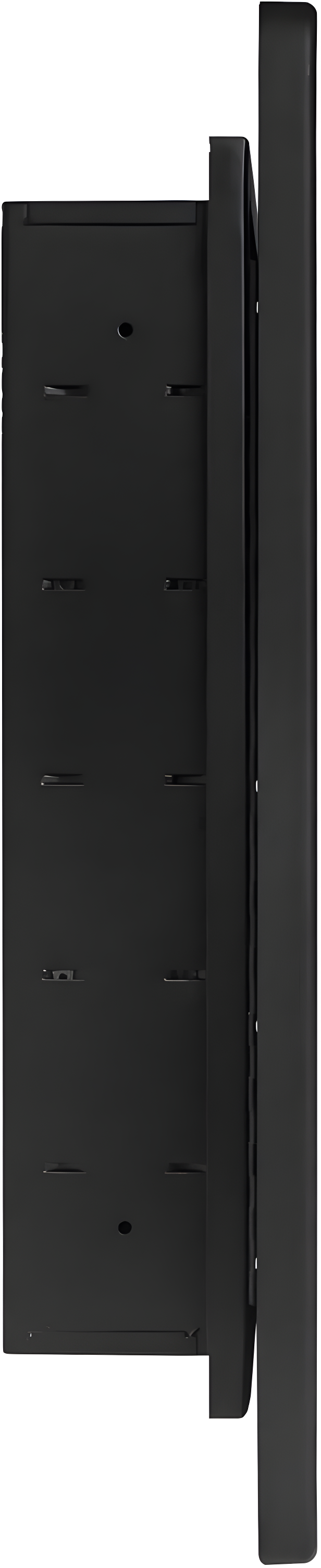 TEHOME Farmhouse 16 in. W x 24 in. H Small Recessed Metal Rectangular Bathroom Medicine Cabinets with Mirror in Matt Black