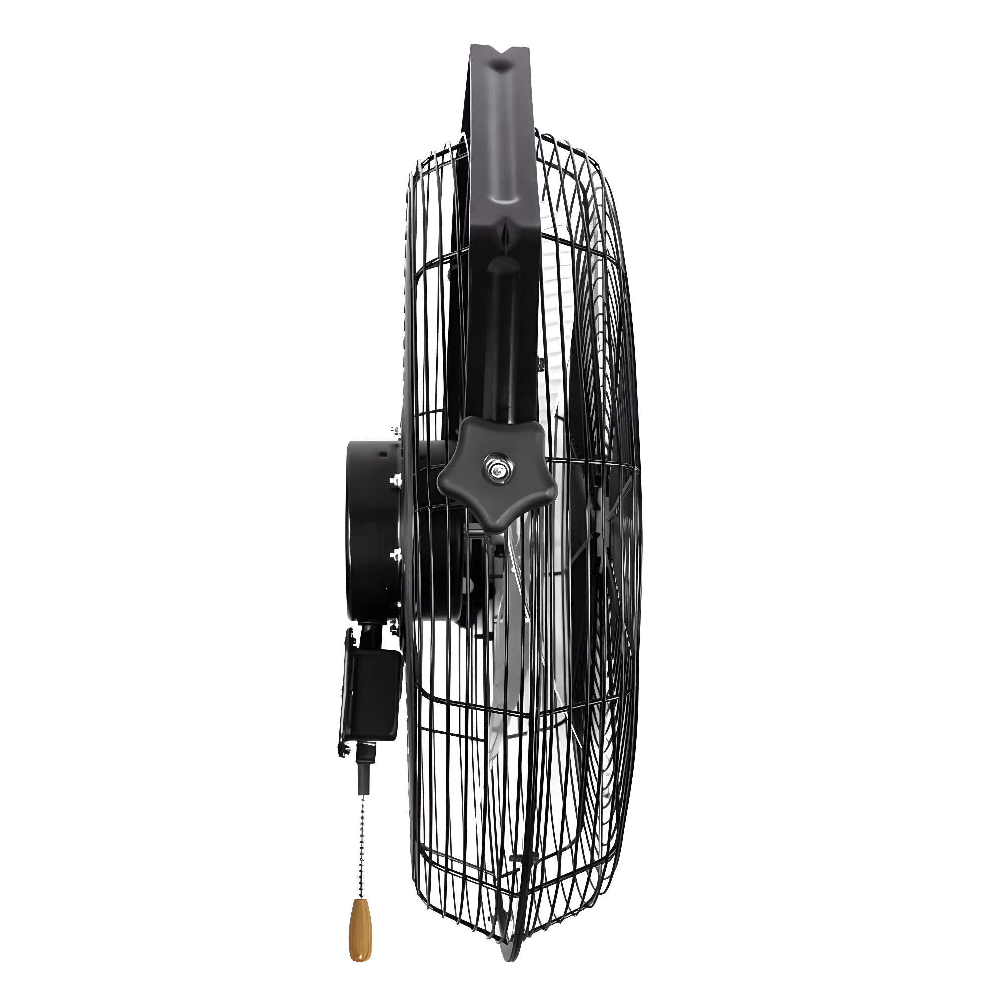 MaxxAir 18 in. 3-Speed Tilting Wall Mount Fan with Hanging Bar