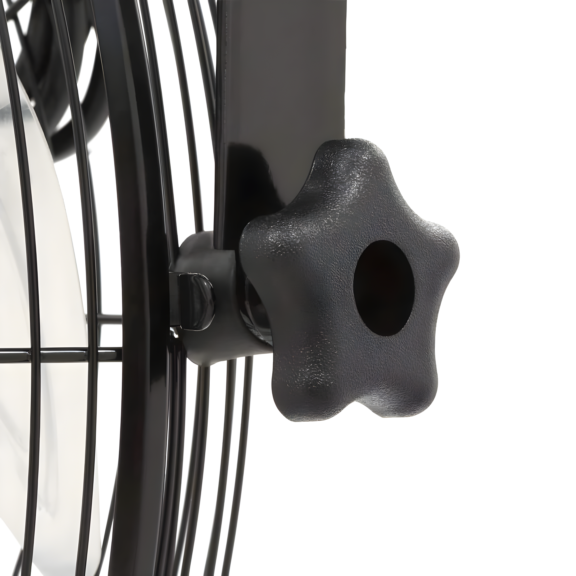 MaxxAir 18 in. 3-Speed Tilting Wall Mount Fan with Hanging Bar