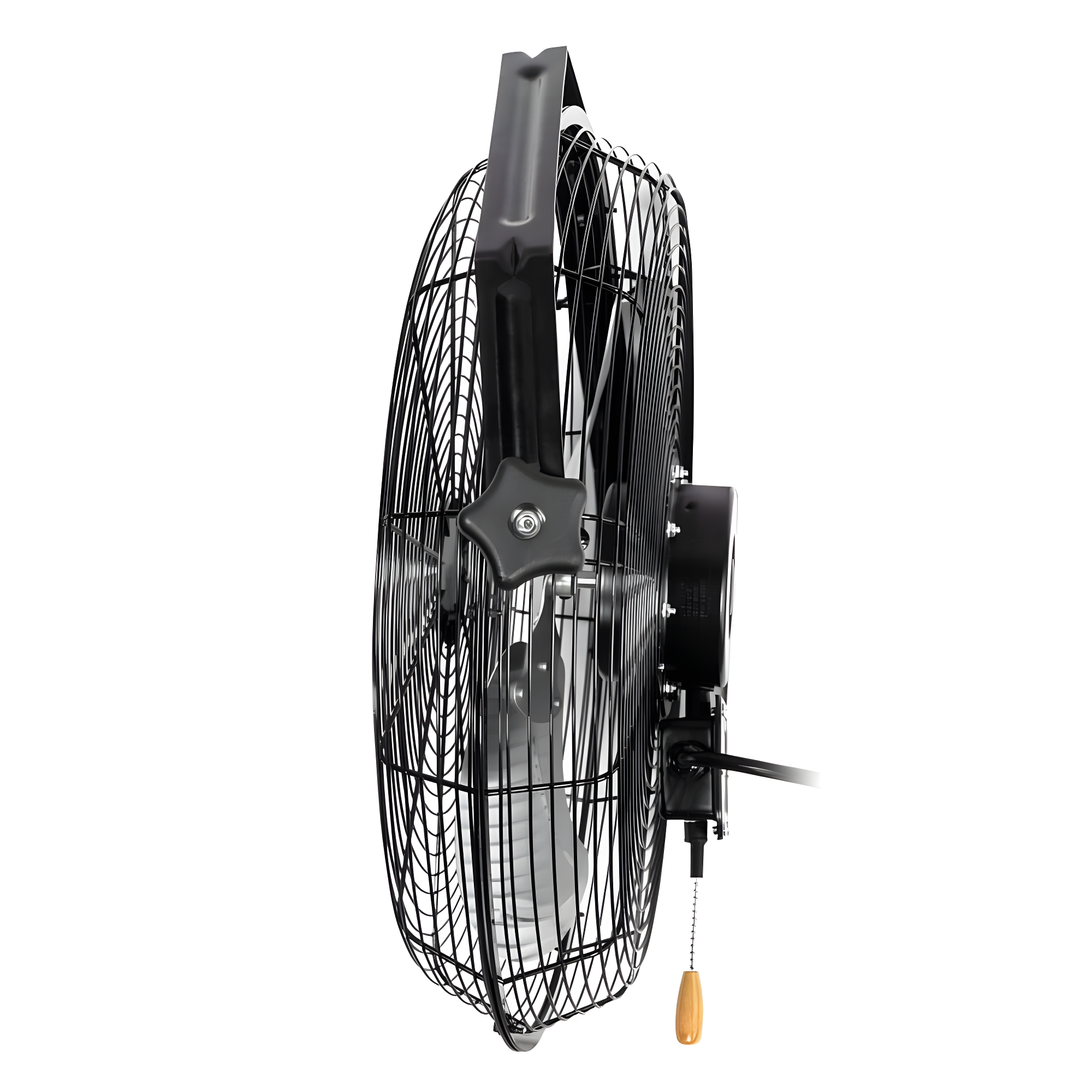 MaxxAir 18 in. 3-Speed Tilting Wall Mount Fan with Hanging Bar