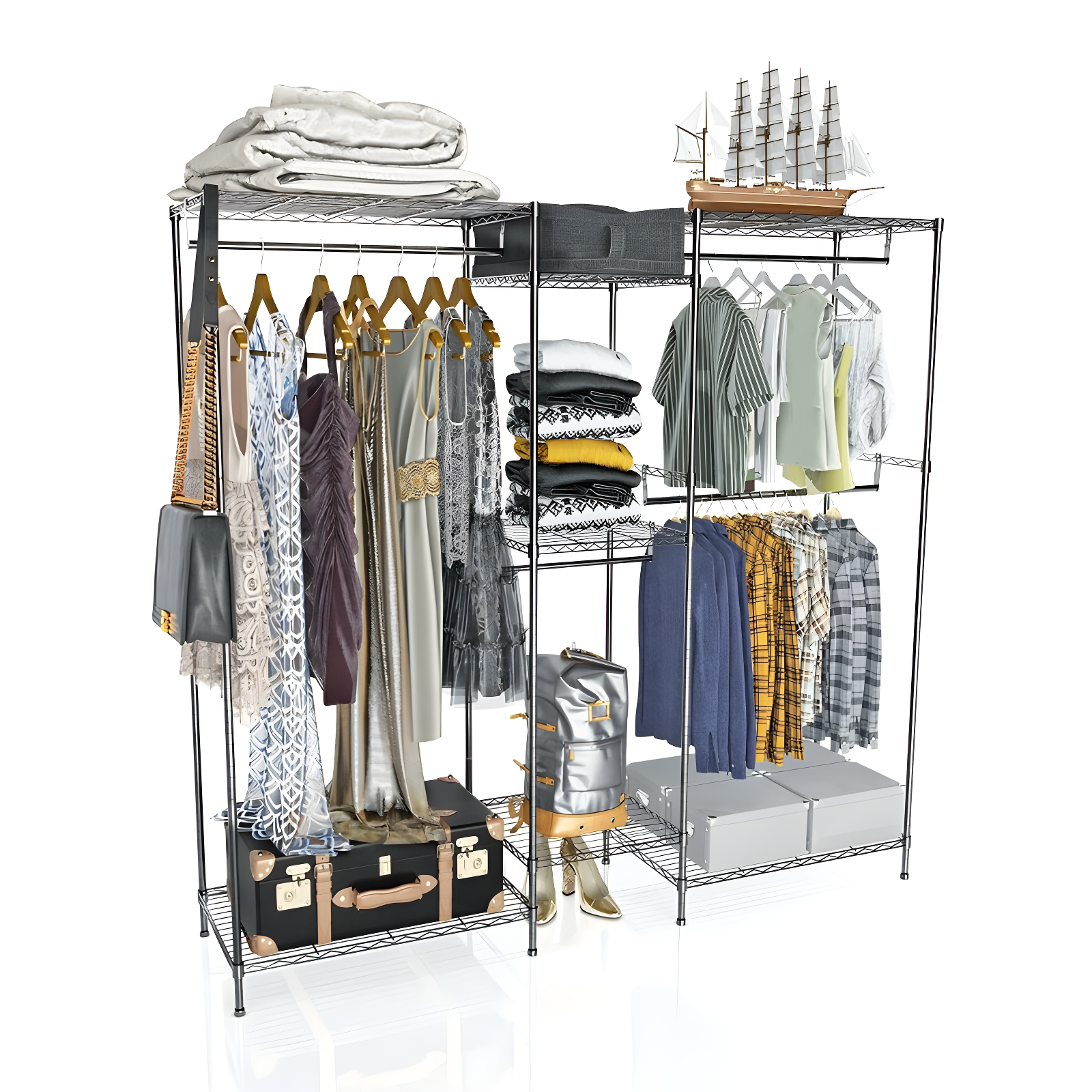 VIPEK 69.9'' Solid Clothing Rack