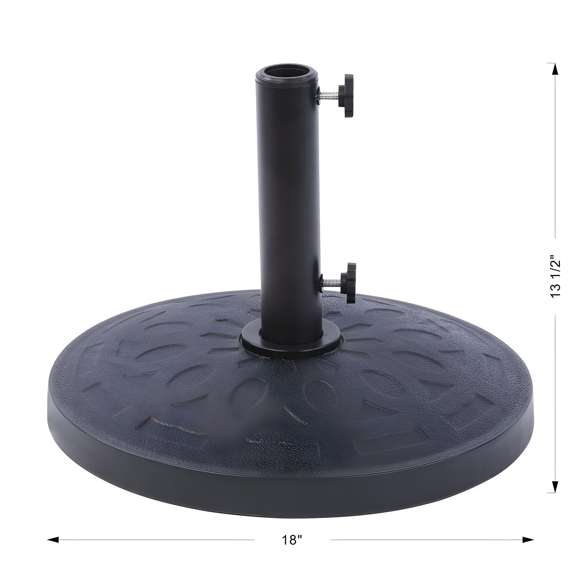 Polytrends Imperial Deco Concrete Umbrella Base Stand