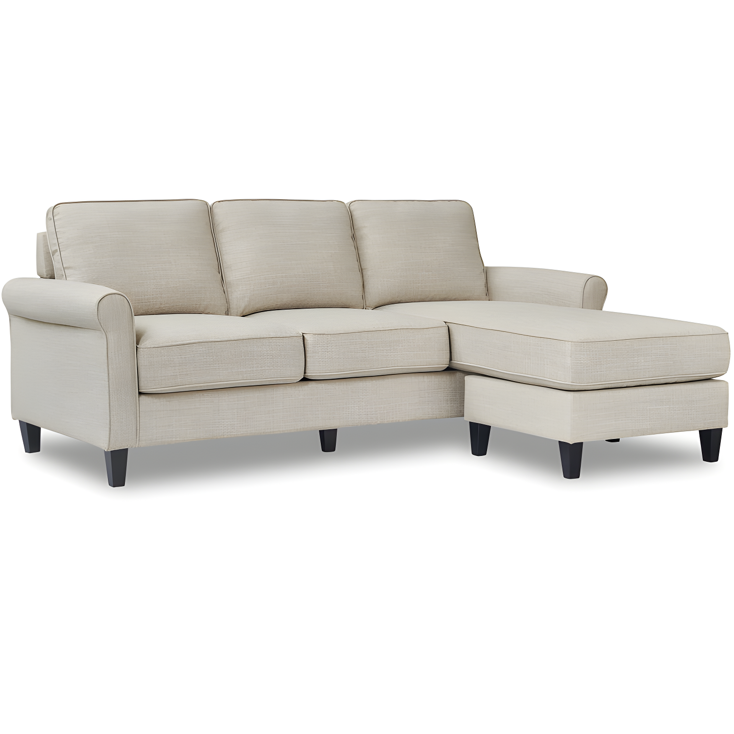 Serta Harmon Upholstered Reversible Sectional Sofa and Chaise