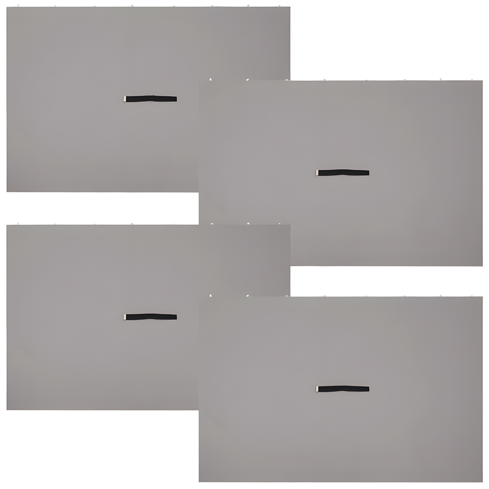 Arlmont & Co. Solomon Arlmont & Co. Fabric Side Wall for Gazebo (Set of 4)