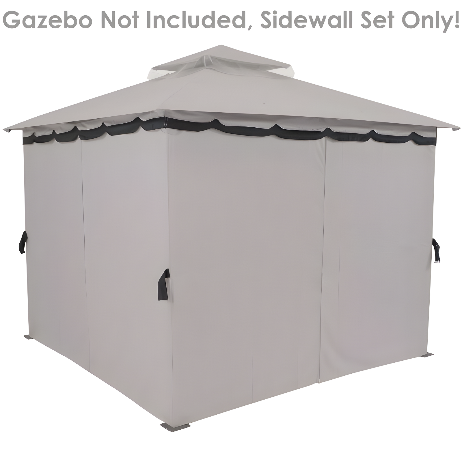 Arlmont & Co. Solomon Arlmont & Co. Fabric Side Wall for Gazebo (Set of 4)