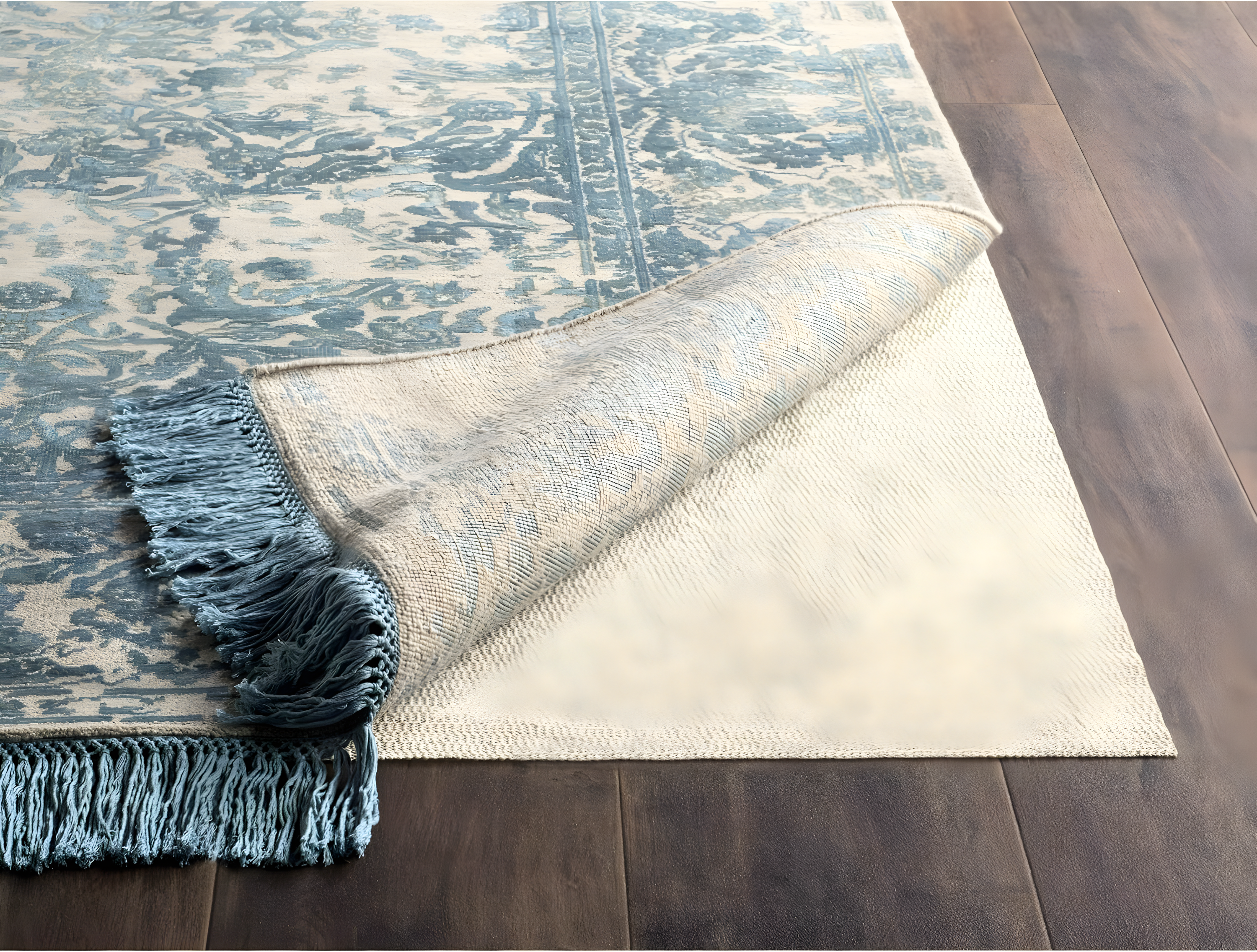 Grid Pad PAD121 Power Loomed Indoor Rug Pad - White - 2' x 8' - Safavieh
