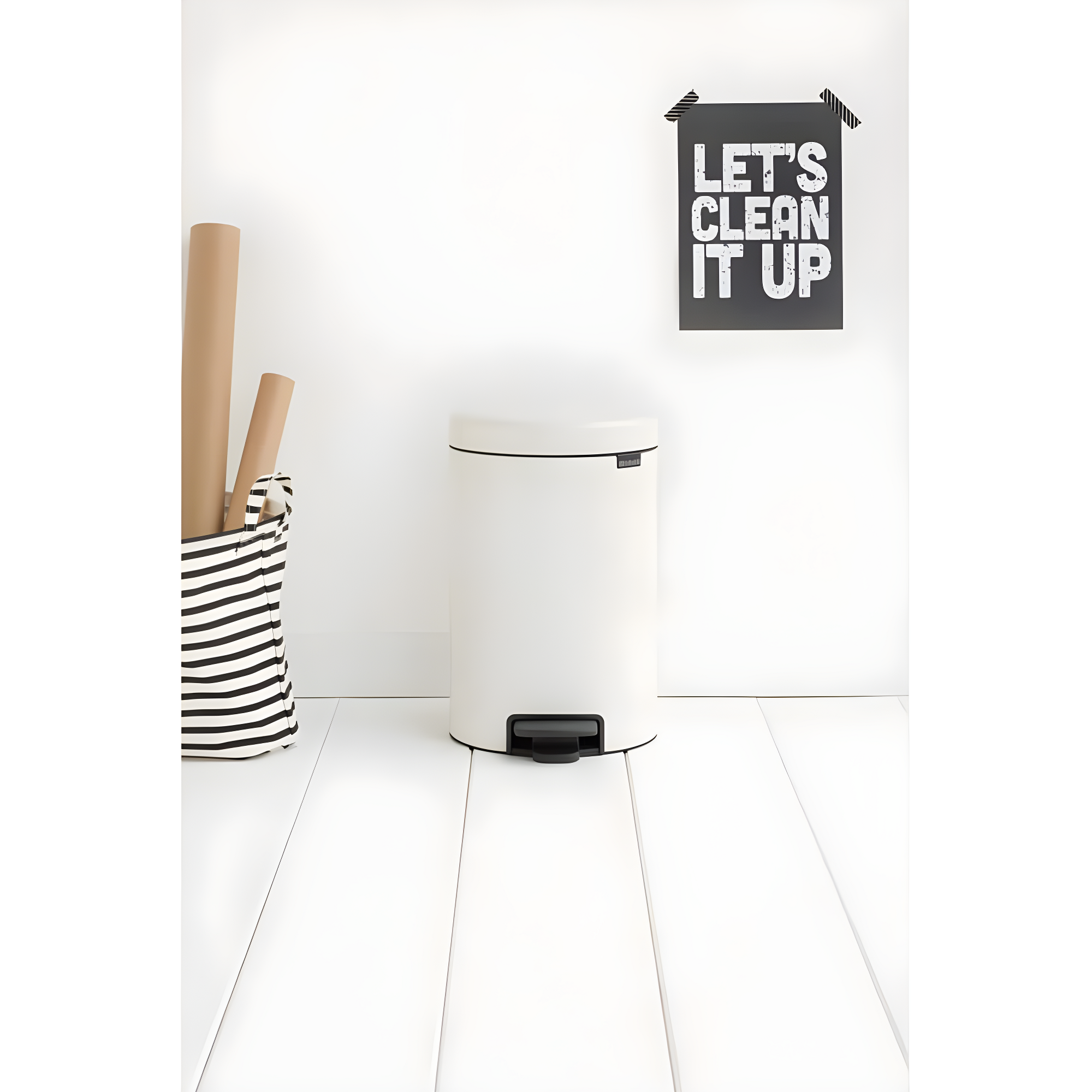 Brabantia Newicon Step On Trash Can, 3.2 Gallon (12 Liter)