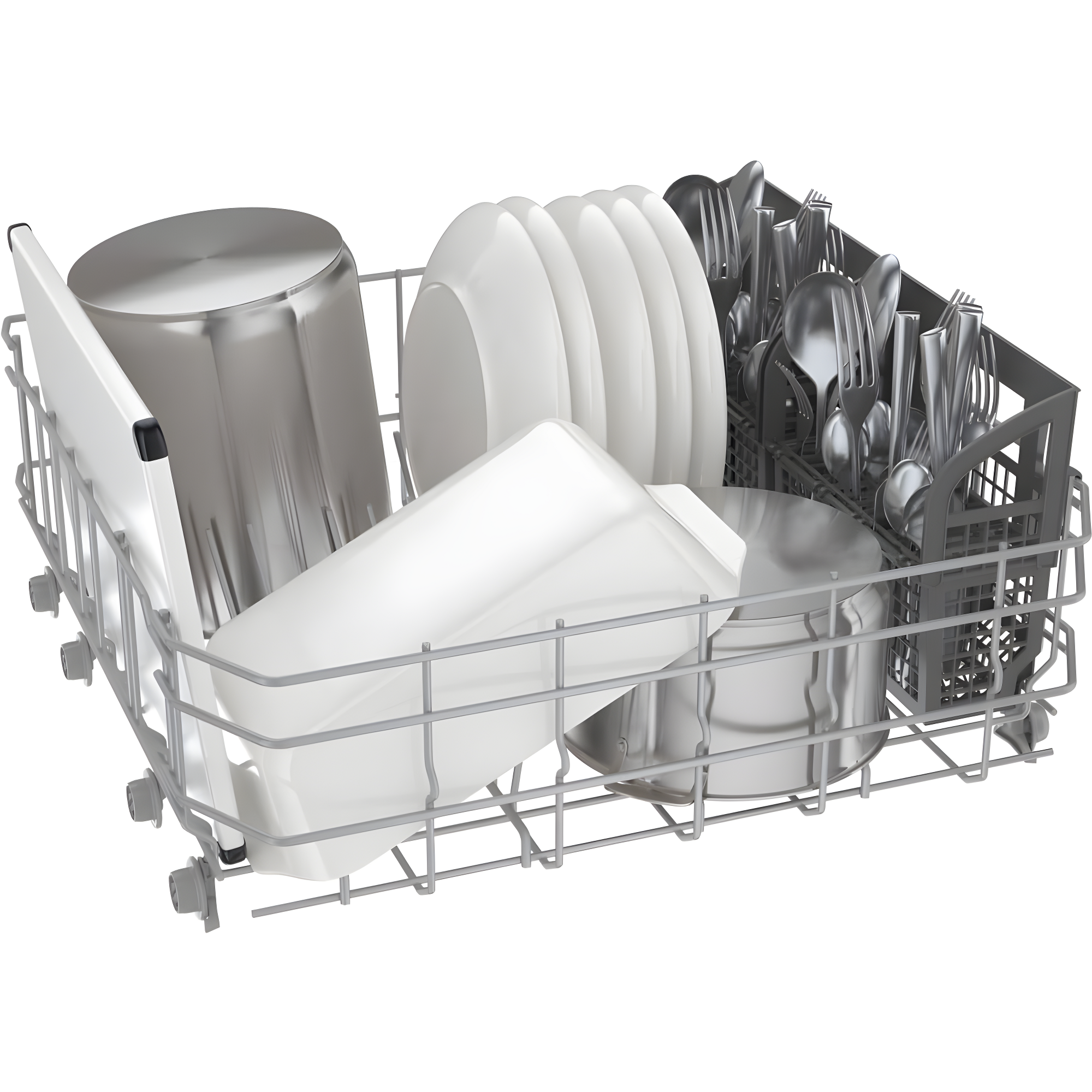 Bosch 800 Series 24" Front Control Built-In Dishwasher with Hybrid Tub SHE3AEM2N