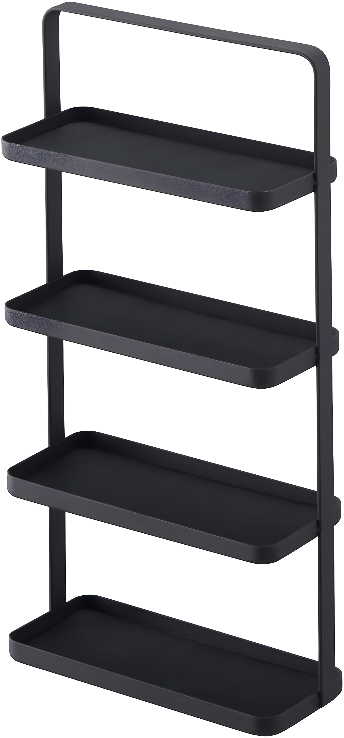 Tower Yamazaki Home 4-Tier Accessory Tray, Jewelry Holder & Storage Organizer, Steel, Handle