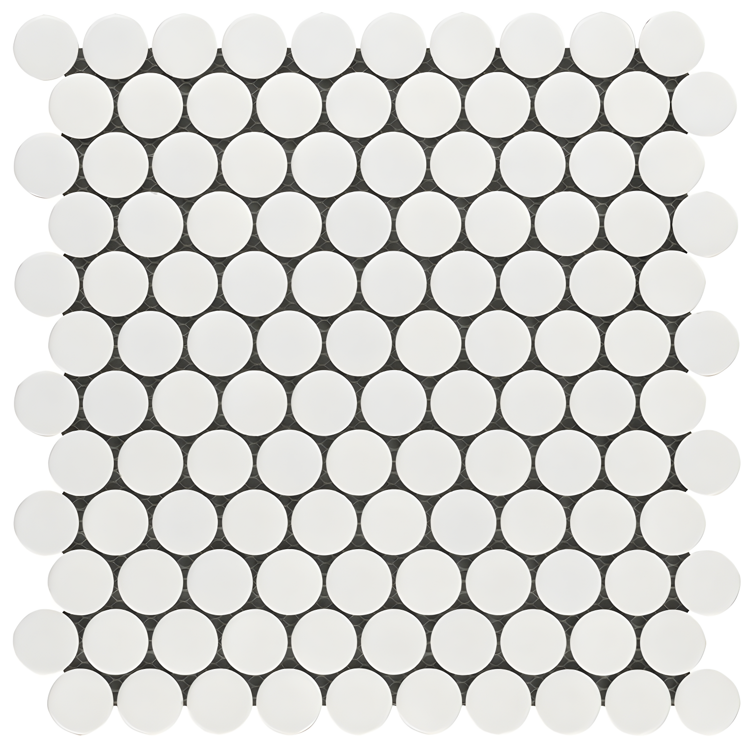 Zen 12.32'' W x 12.99'' L Ceramic Penny Round Mosaic Floor and Wall Tile (1.11 sq. ft./ each)