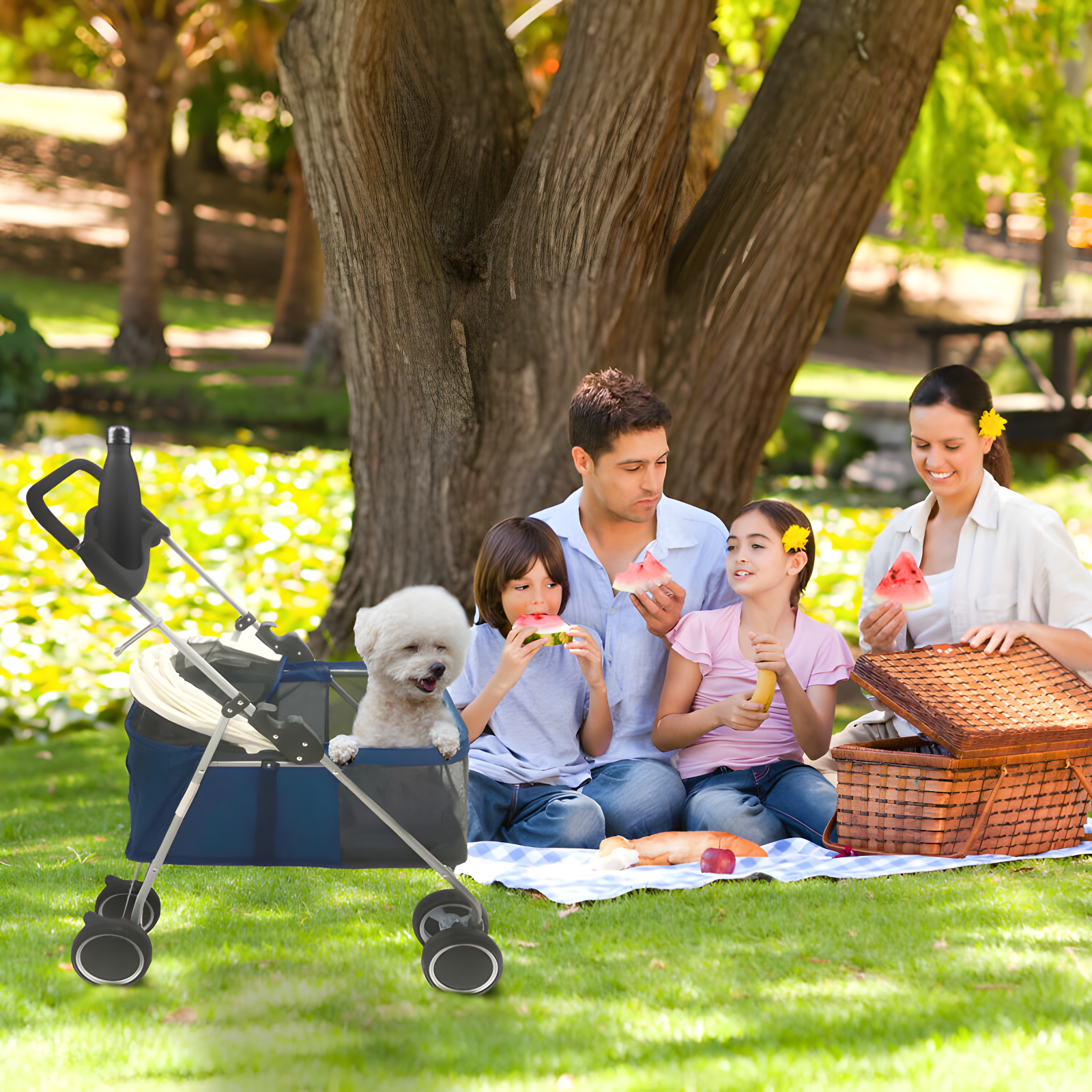 Foldable Pet Jogger Stroller