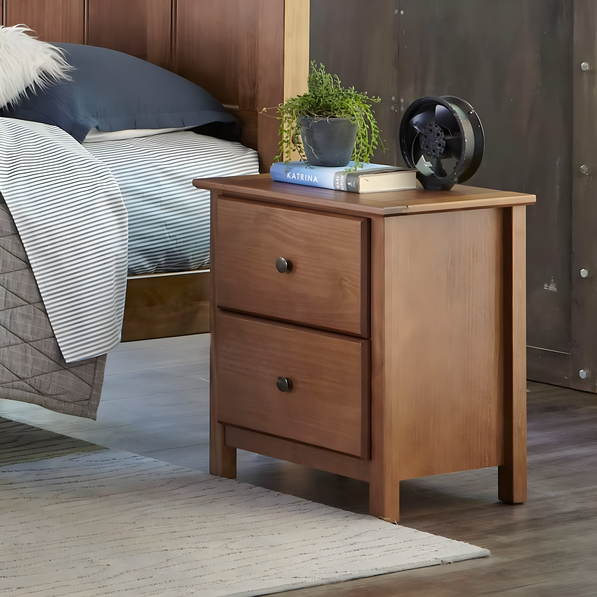 Shaker 20'' W Solid Wood Nightstand