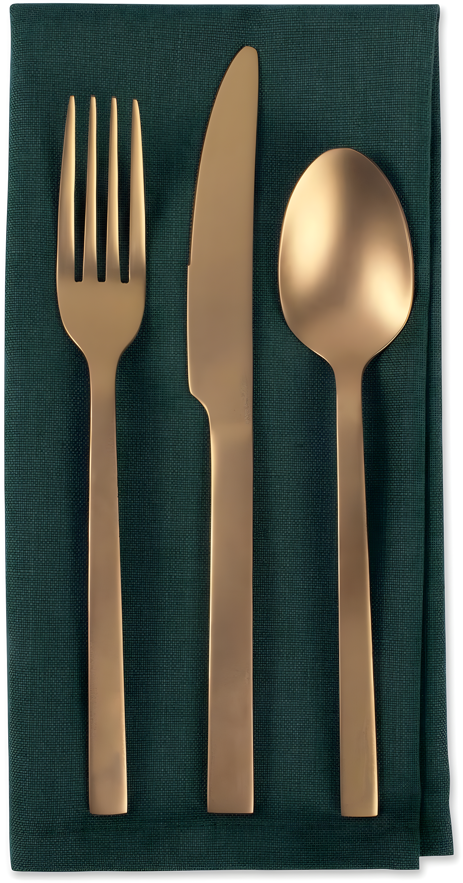 Design Imports  Solid Cotton Napkin Set 6 Piece, Dark Green, 20X20"
