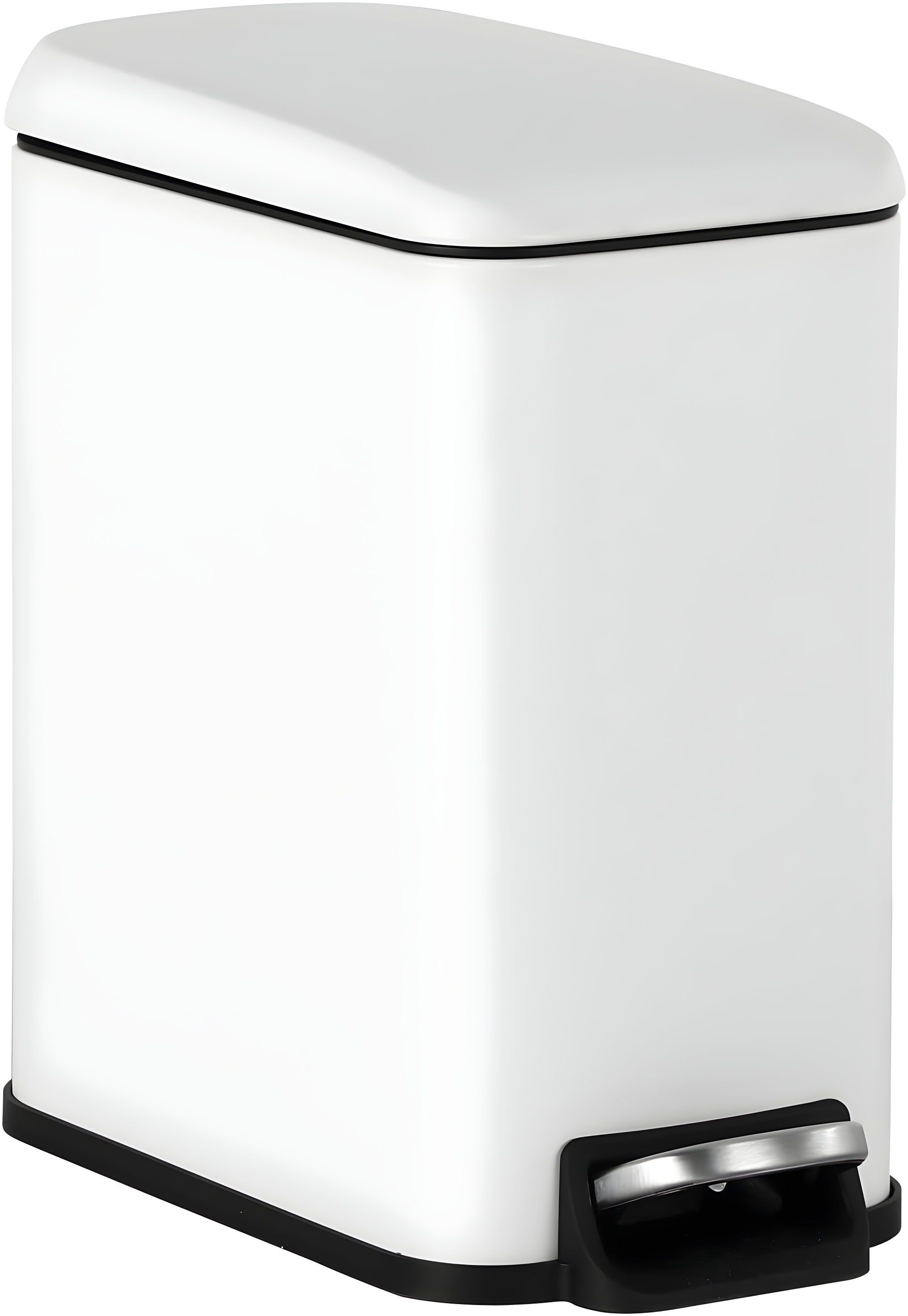 FDW Bathroom Trash Can With A Lid 1.3 Gallon  (5 L) Small Trash Bin Step Pedal Garbage Can With Removable Bucket Slim For Small Spaces For Bathroom,Bedroom,Kitchen,Office