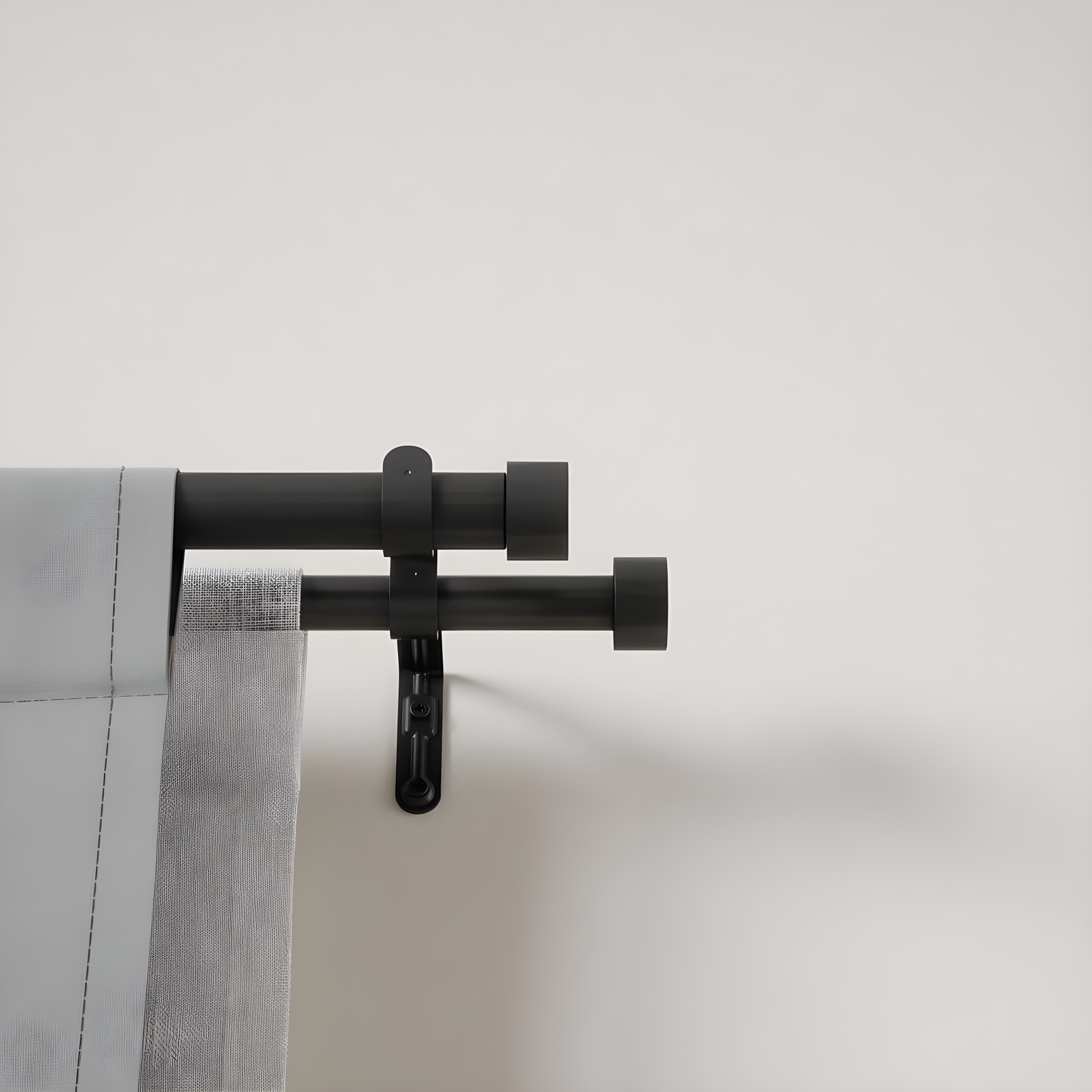 Cappa Drapery Solutions Double Curtain Rod