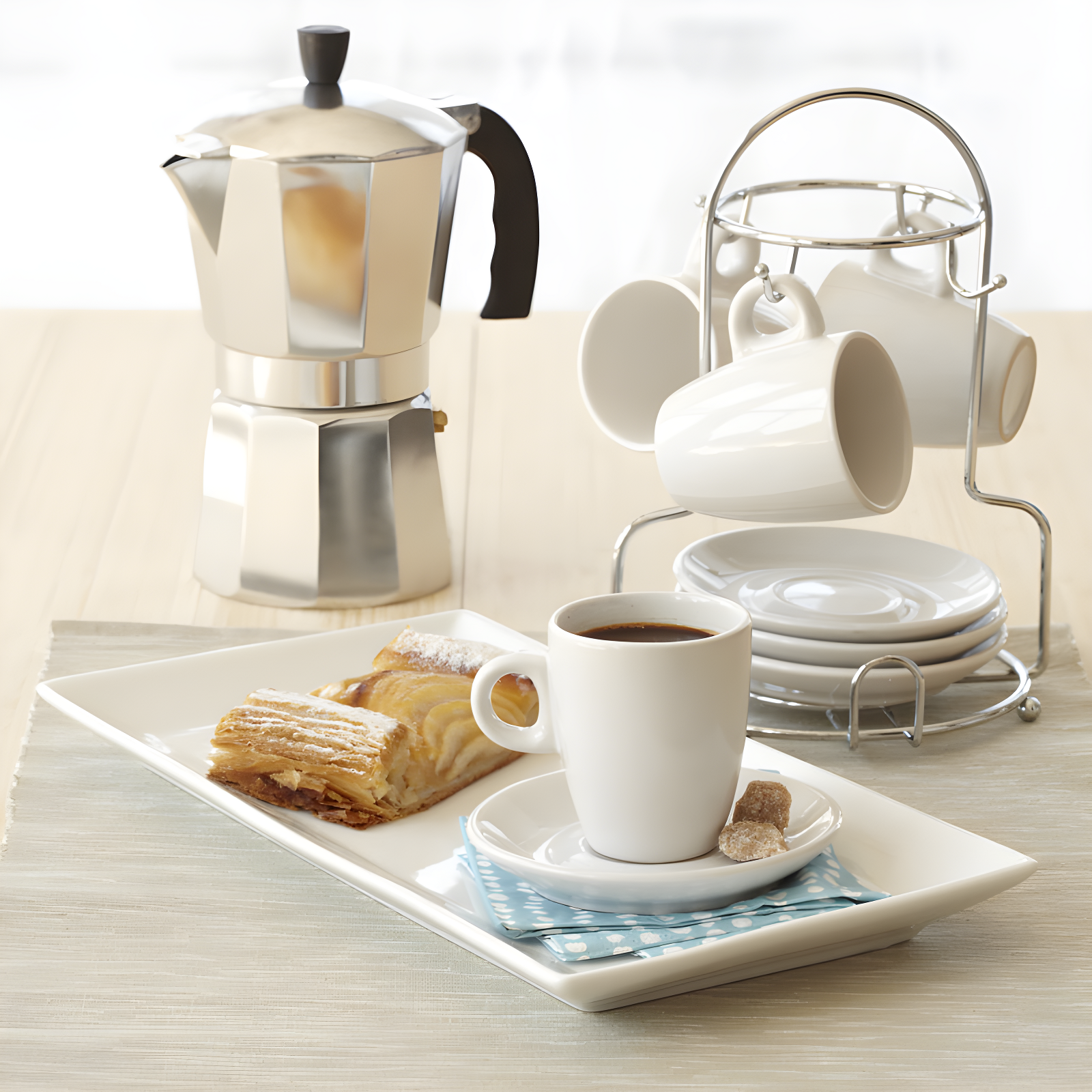 IMUSA Aluminum 6 Cup Coffeemaker In Silver