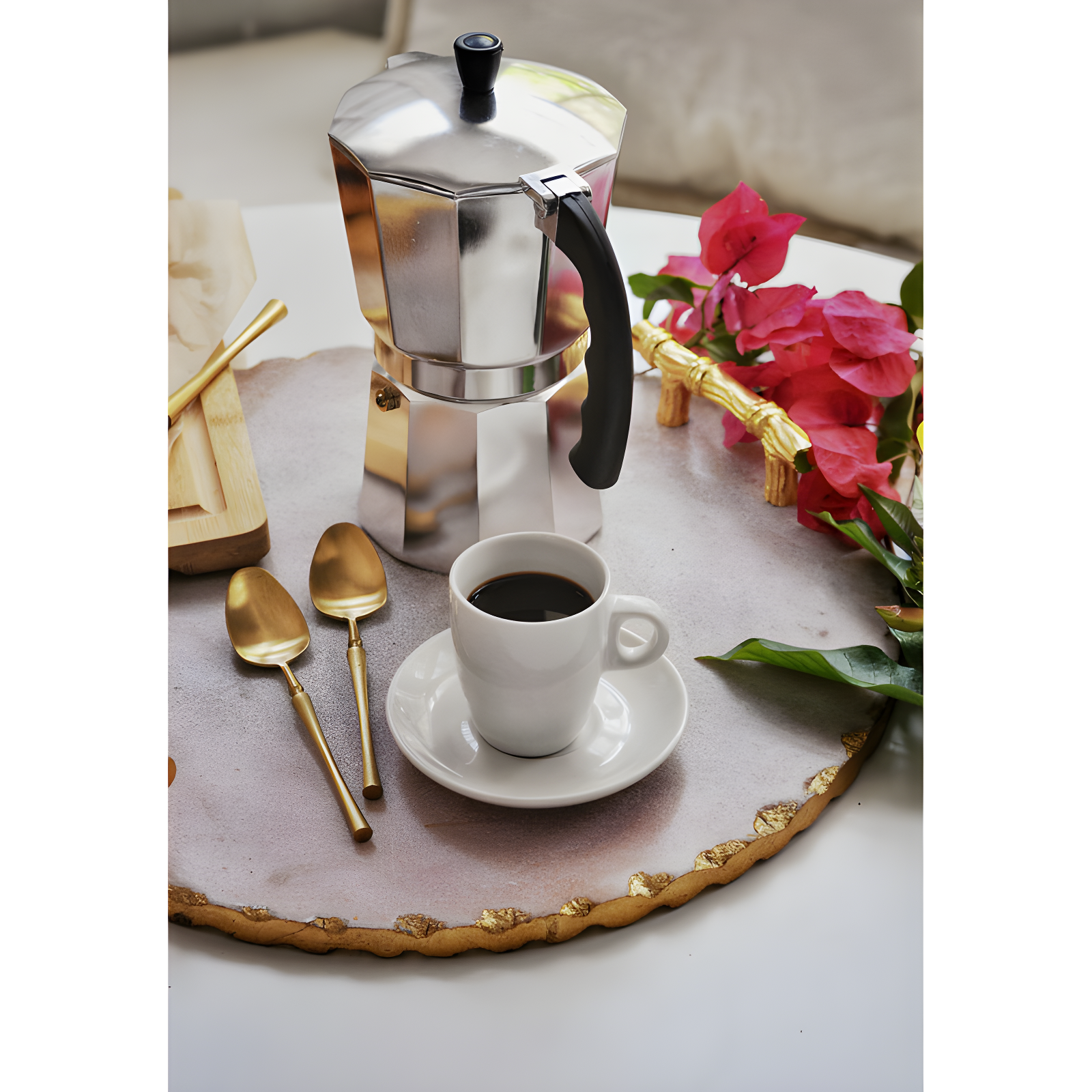 IMUSA Aluminum 6 Cup Coffeemaker In Silver