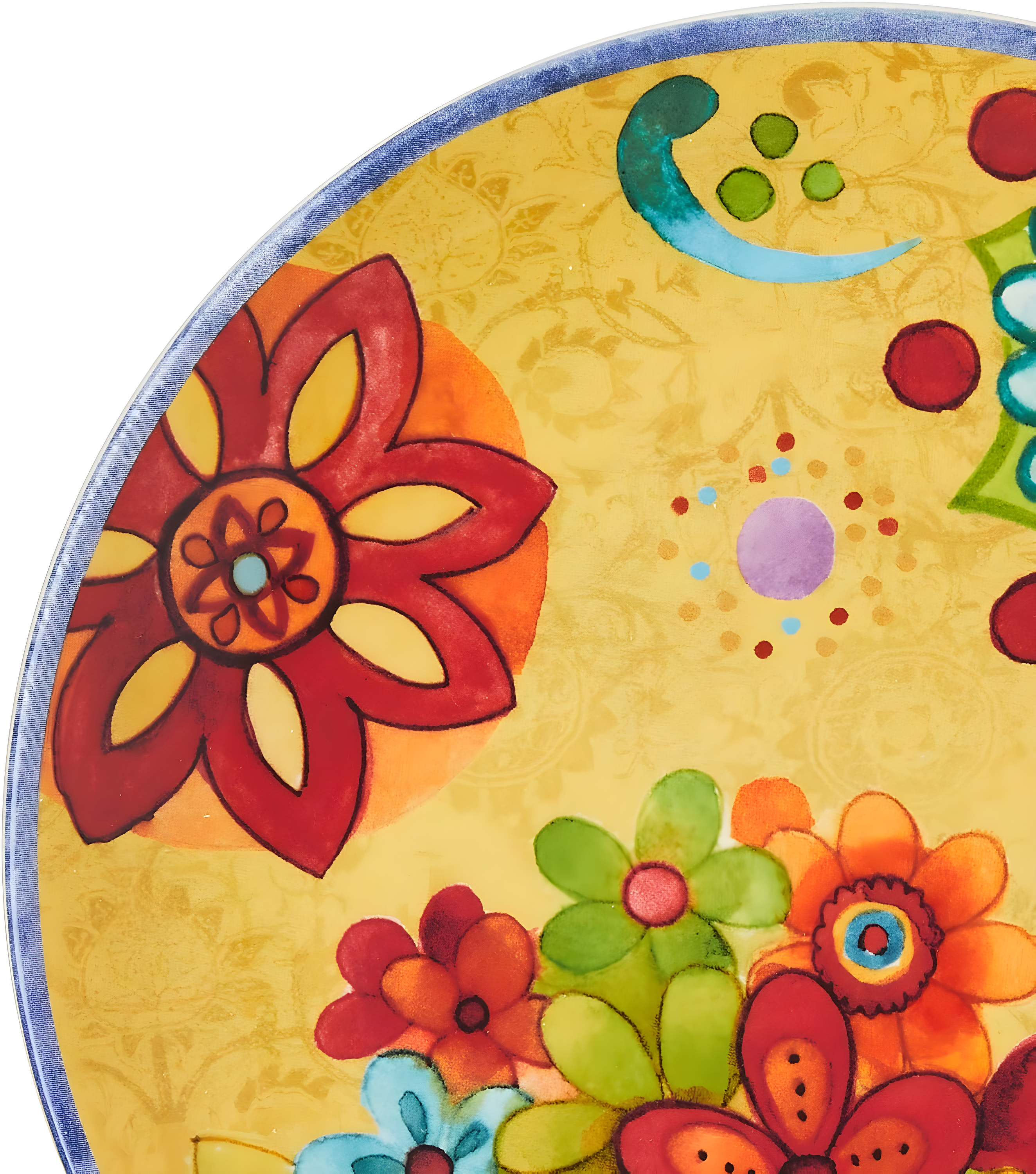 Certified International Tunisian Sunset 4 Piece 8.75" Salad Plate Set & Reviews | Wayfair