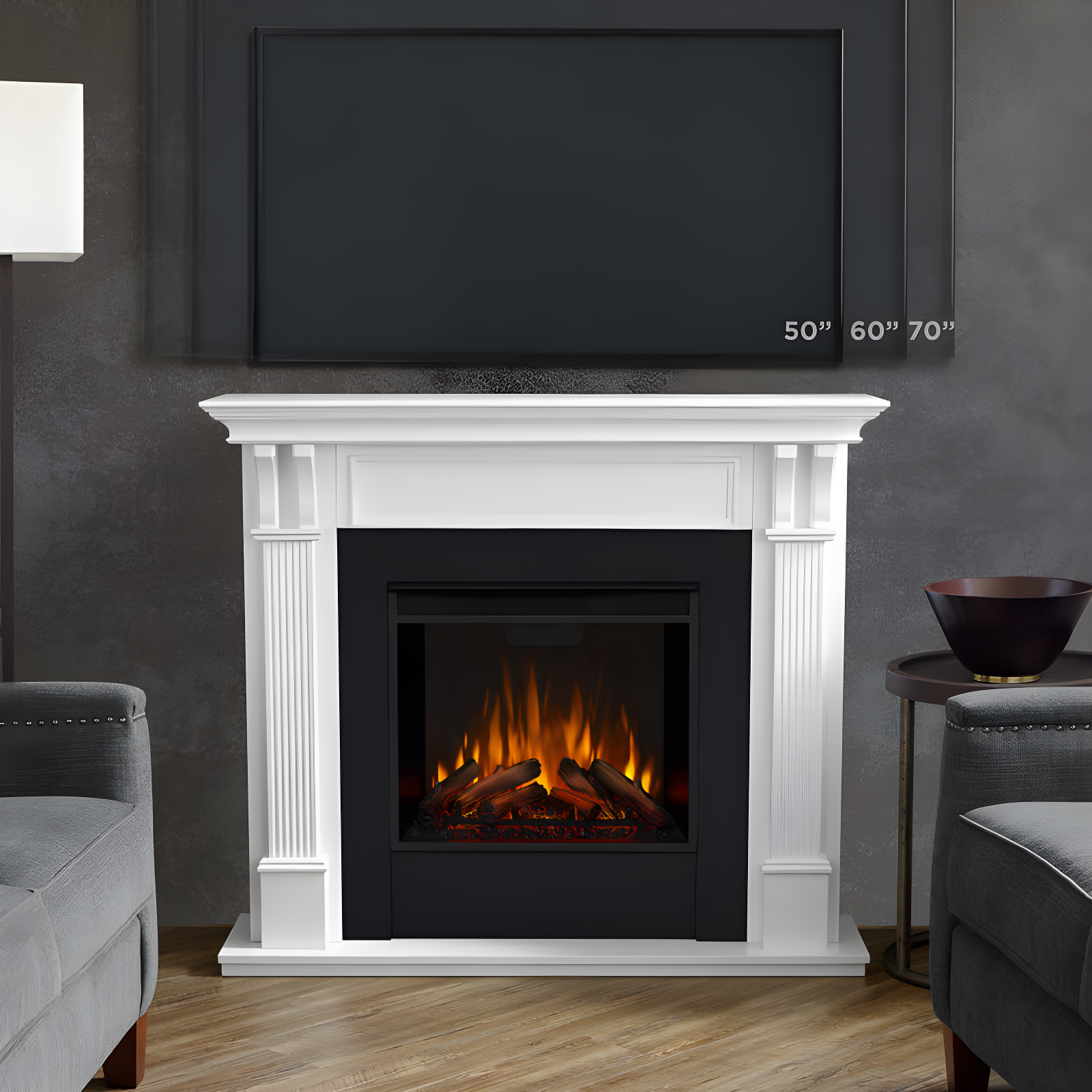 Real Flame Ashley 48" Electric Fireplace by Real Flame