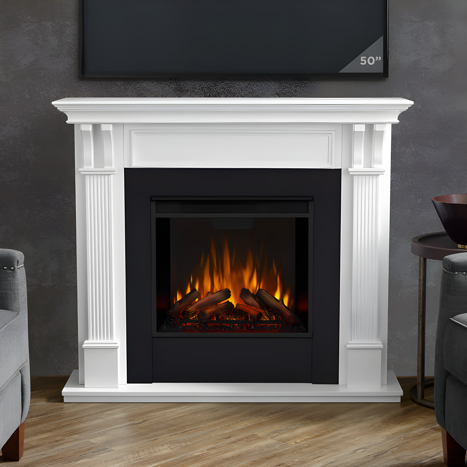 Real Flame Ashley 48" Electric Fireplace by Real Flame