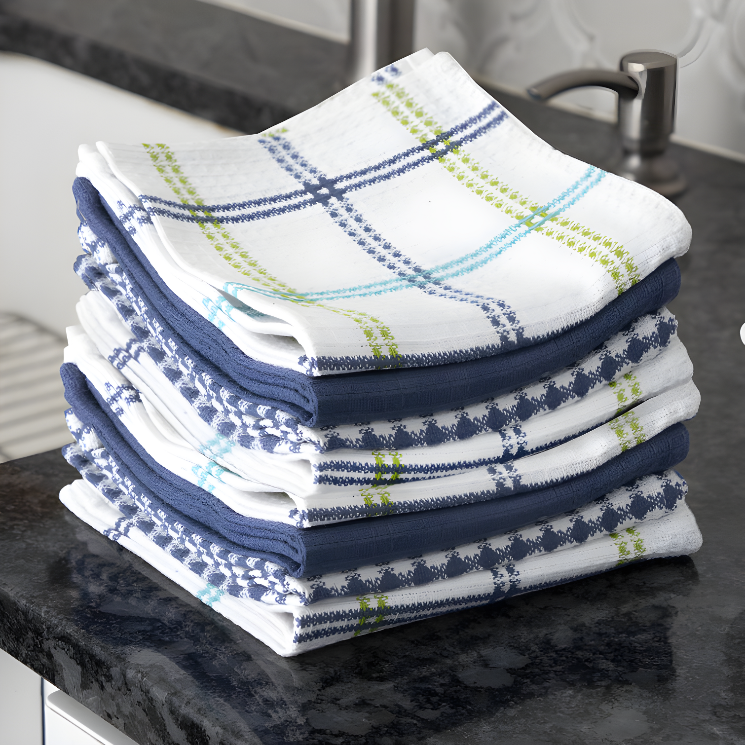 T-fal Flat Waffle Kitchen Dishcloth Set