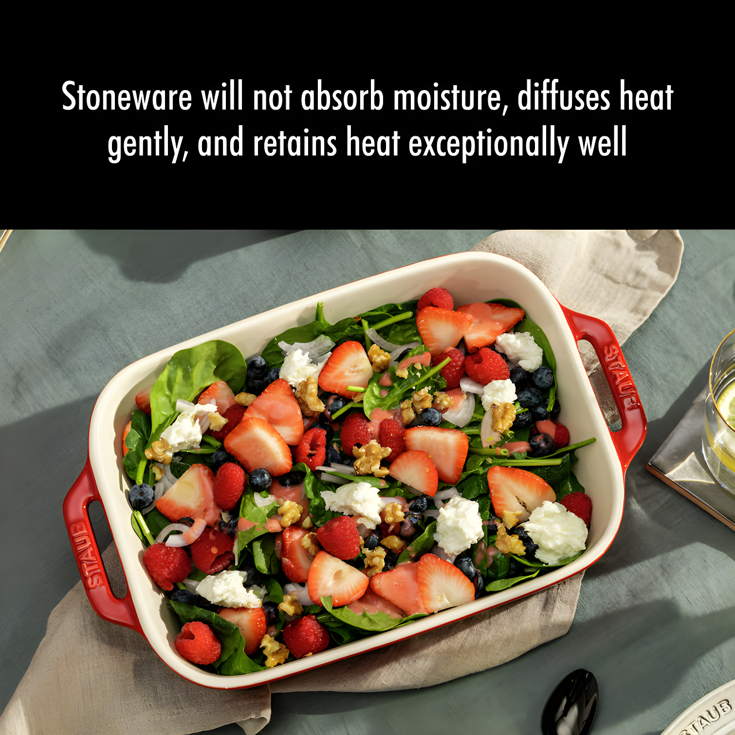 Staub ® Rustic Red 2-Piece Rectangular Baker Set