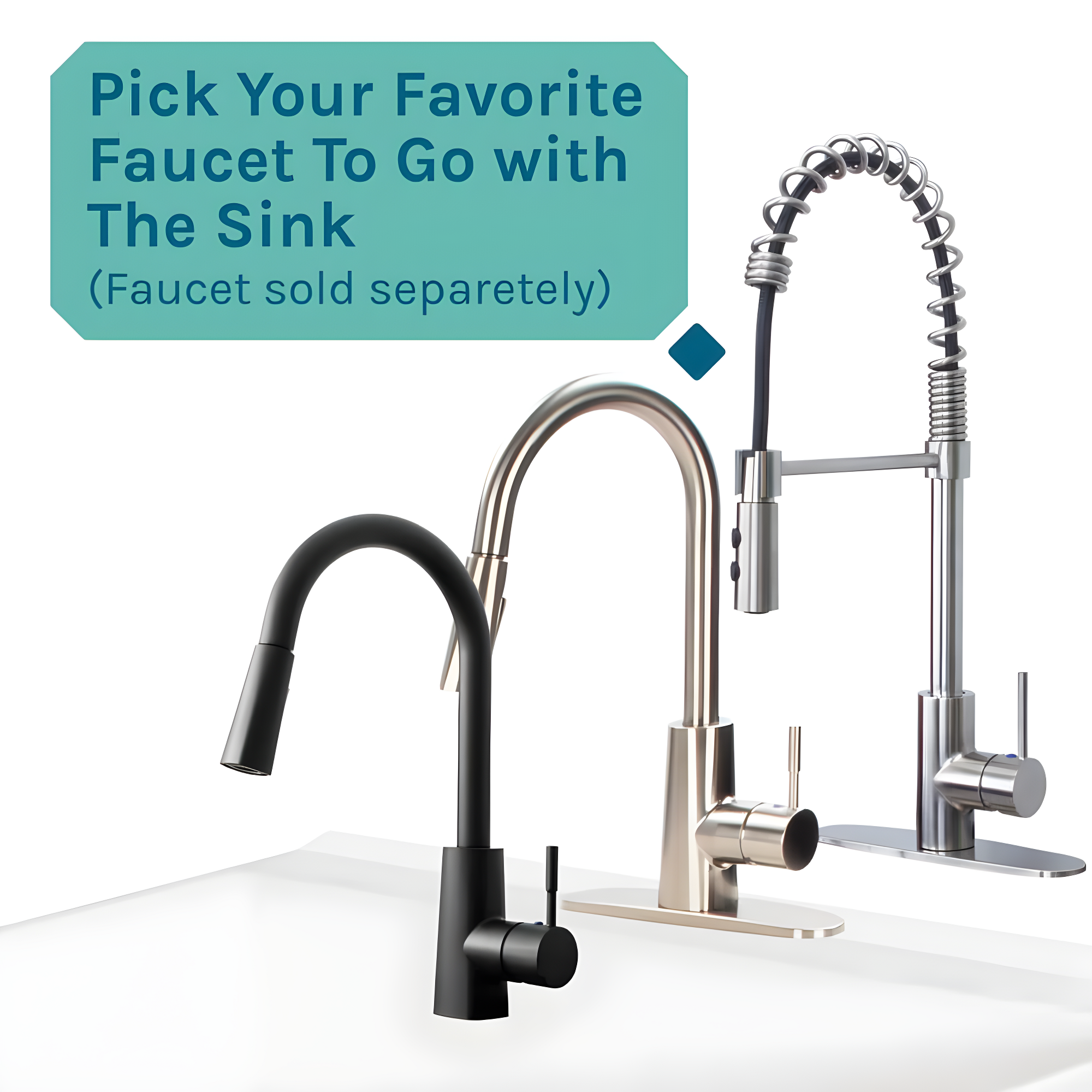23.5'' L x 23.5'' W Free Standing Laundry Sink