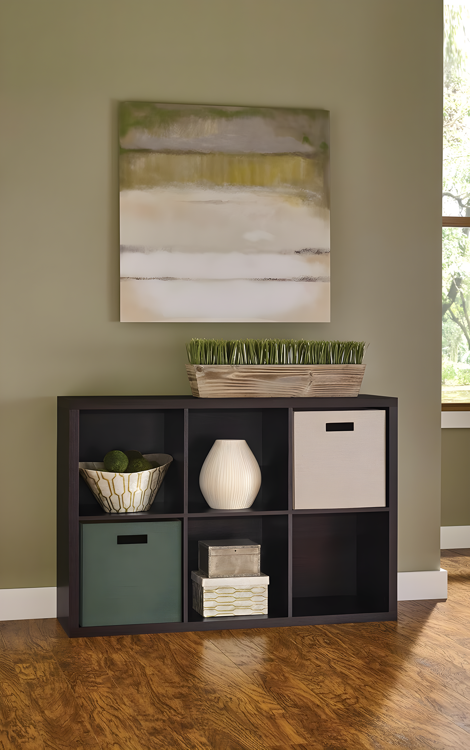 Decorative Storage 30'' H x 43.98'' W Cube Bookcase